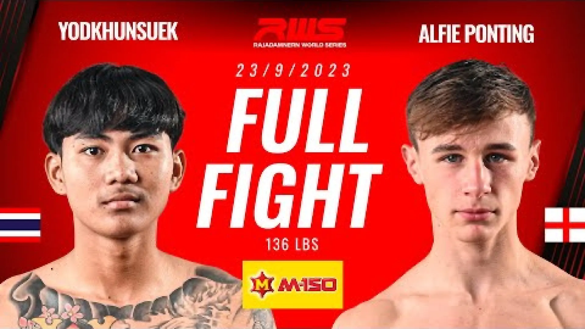 Yodkhunsuek Singklongsi vs Alfie Ponting (Fight Video)