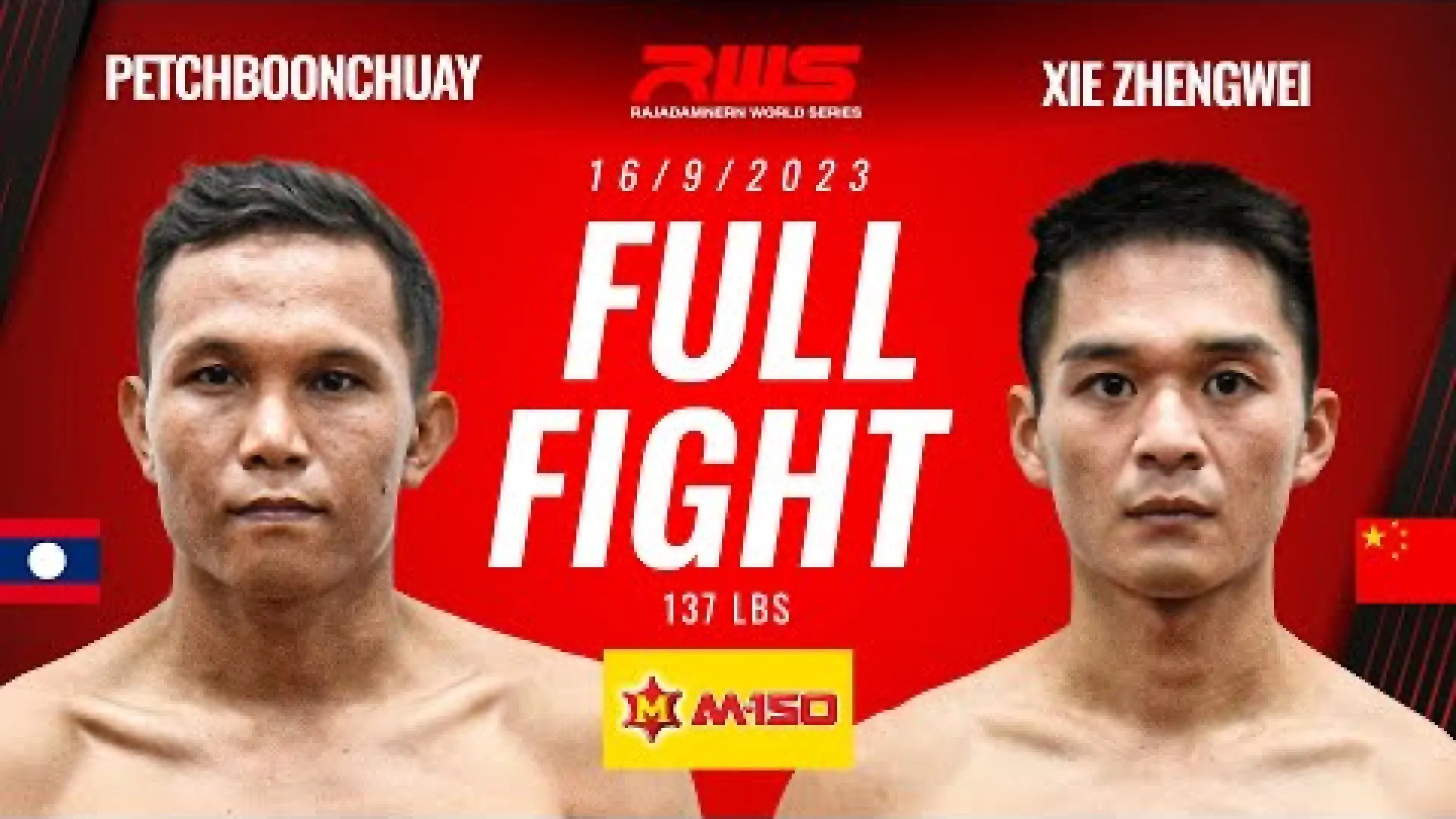 Petchboonchuay KaiSaensukGym vs Xie Zhengwei (Fight Video)
