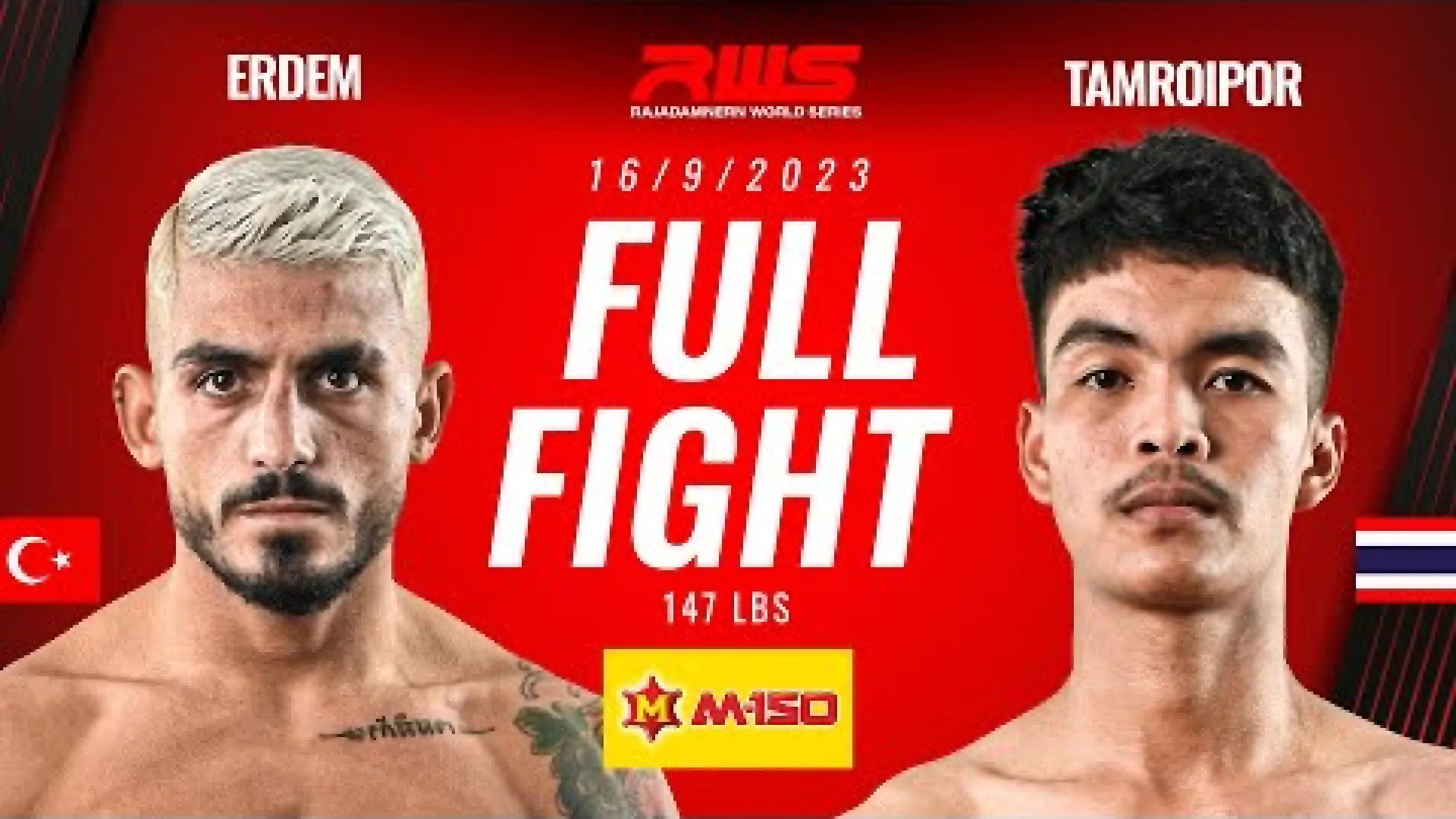 Erdem Dincer vs Tamroypor Or.Petchkhunsuek (Fight Video)