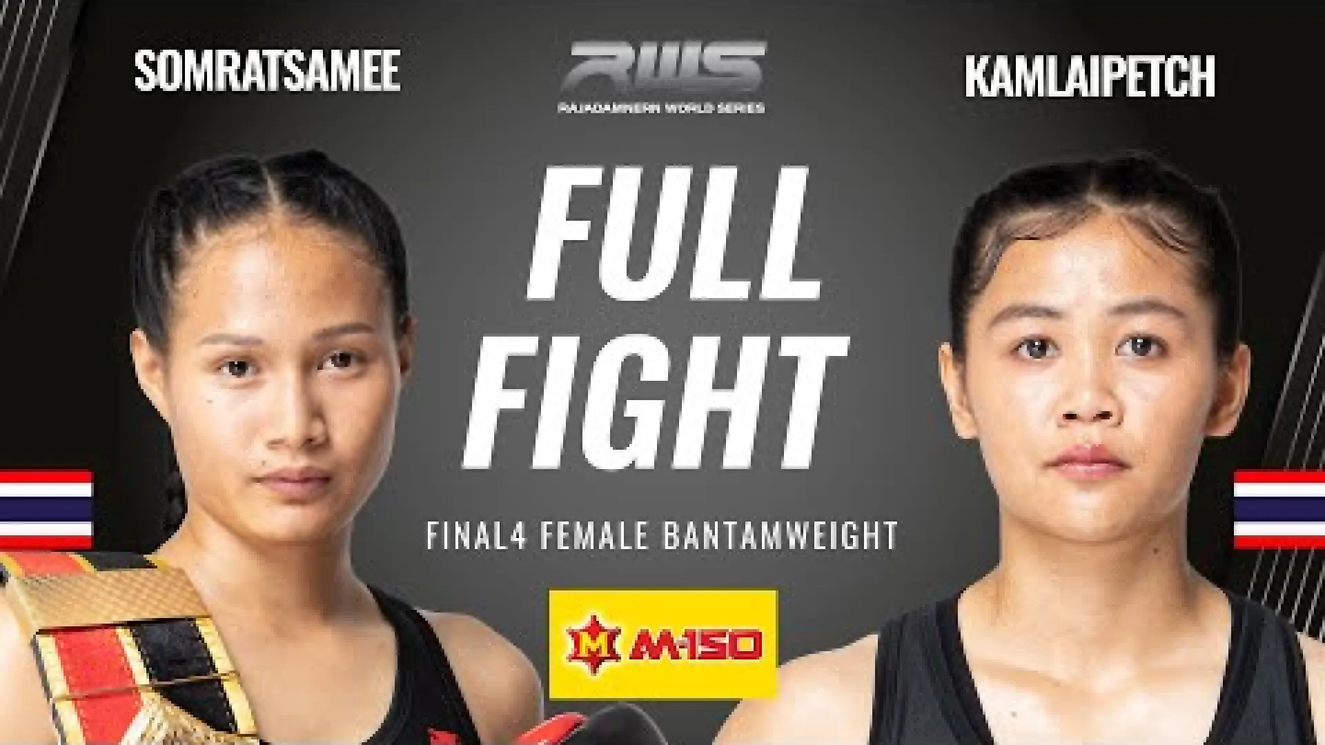 Somrasamee ManopGym vs Kamlaipetch PetchyindeeAcademy (Fight Video)