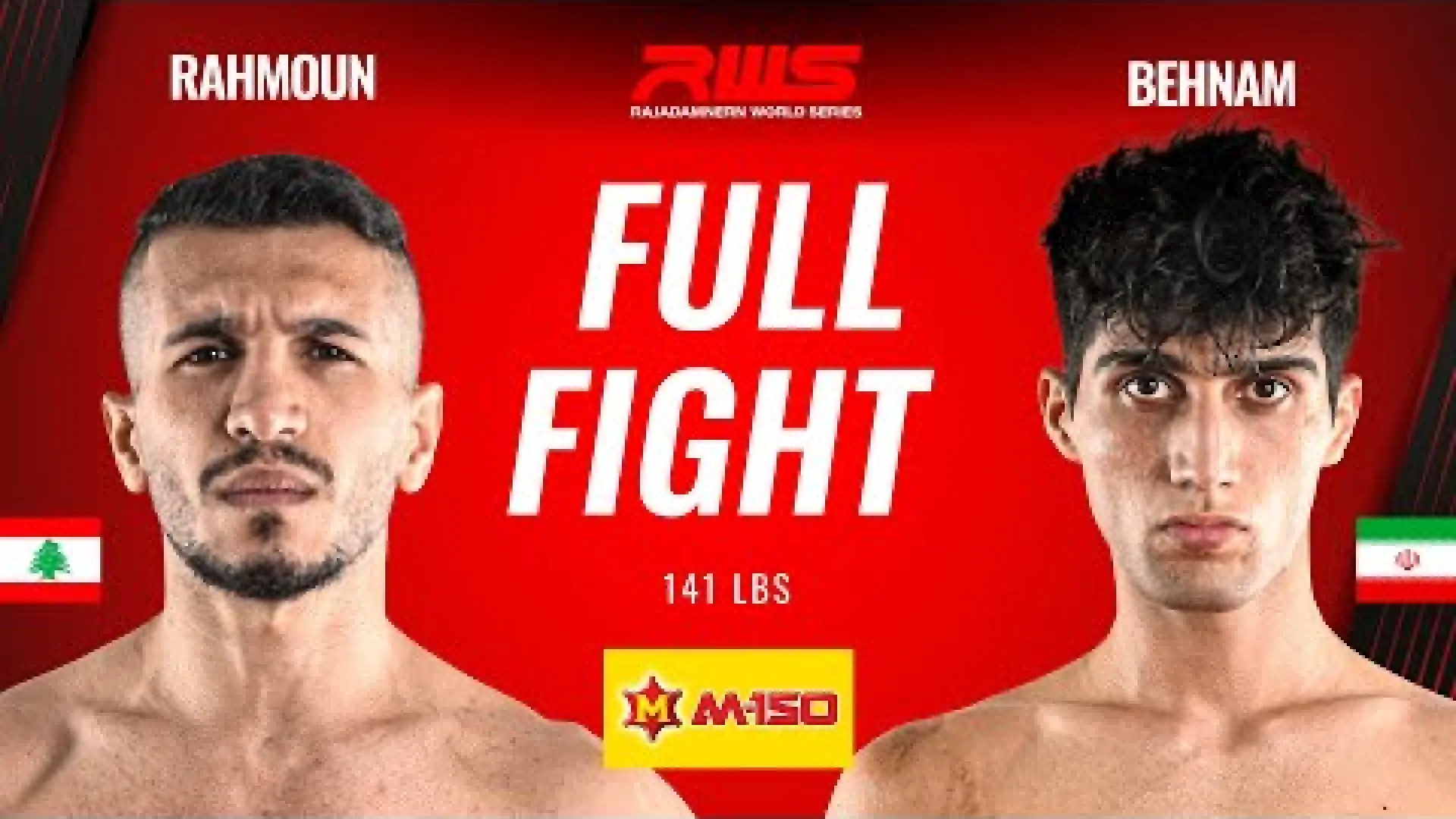 Rahmoun Jitmuangnon vs Behnam Maleki (Fight Video)