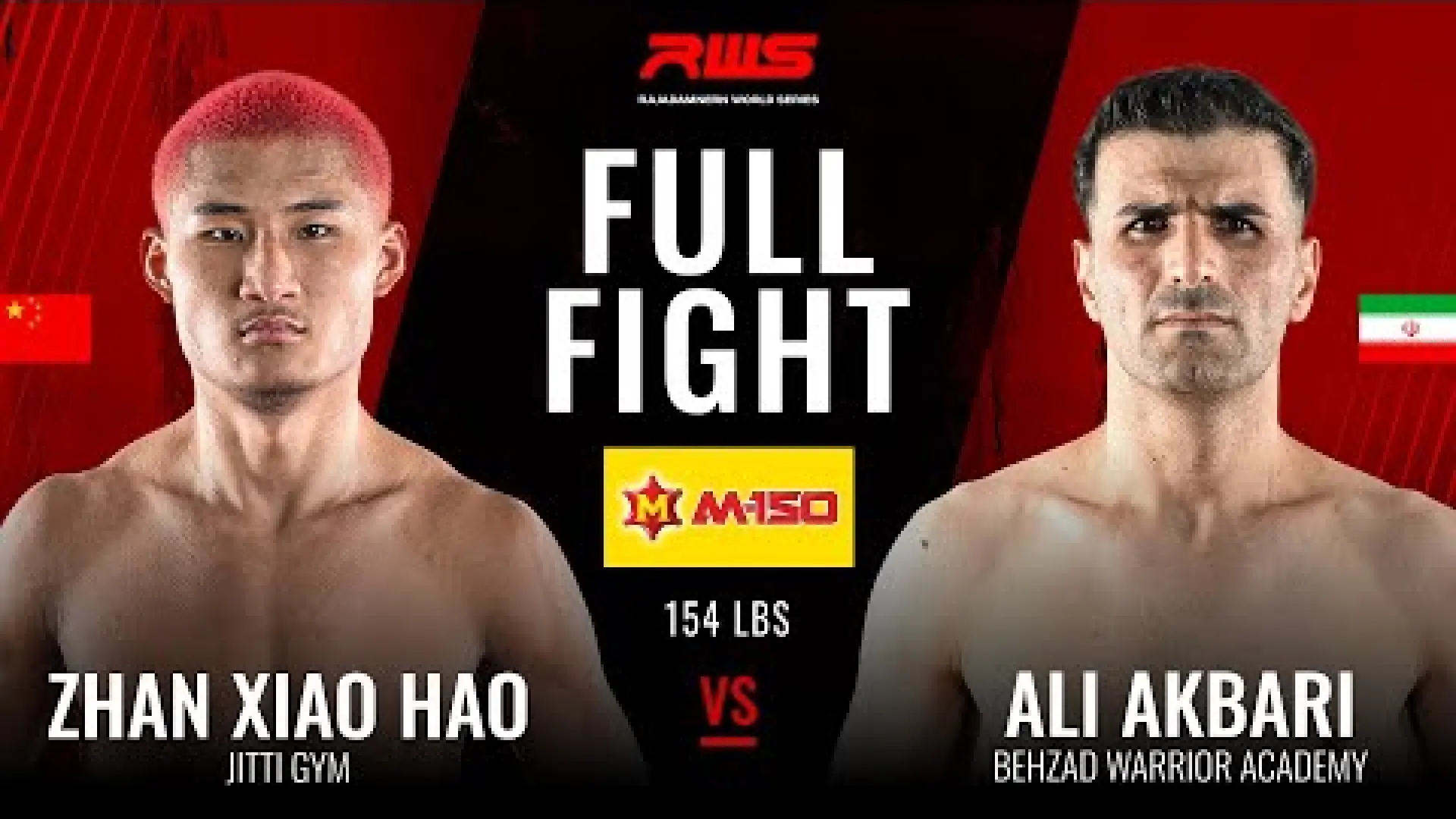 Zhan Xiao Hao vs Ali Akbari (Fight Video)