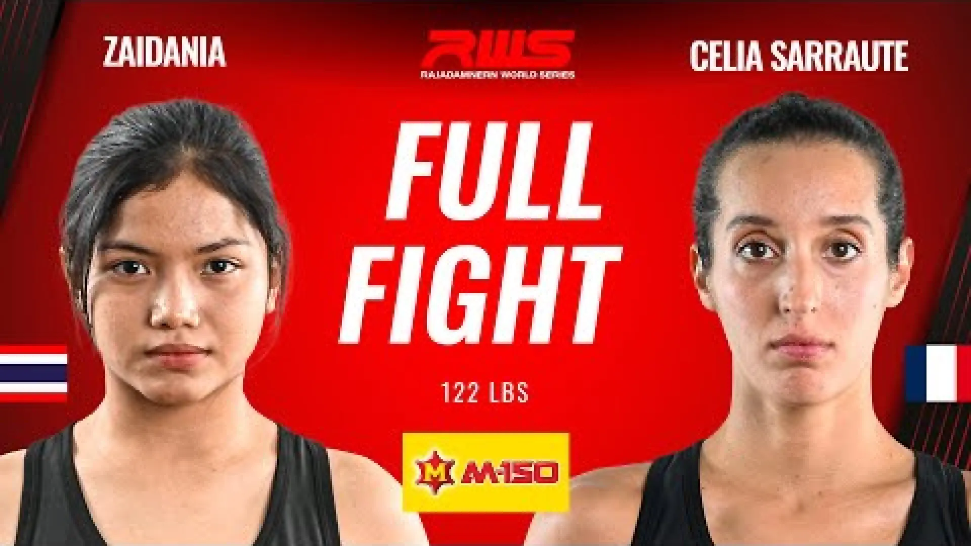 Zaidania Looksaikongdin vs Celia Sarraute (Fight Video)