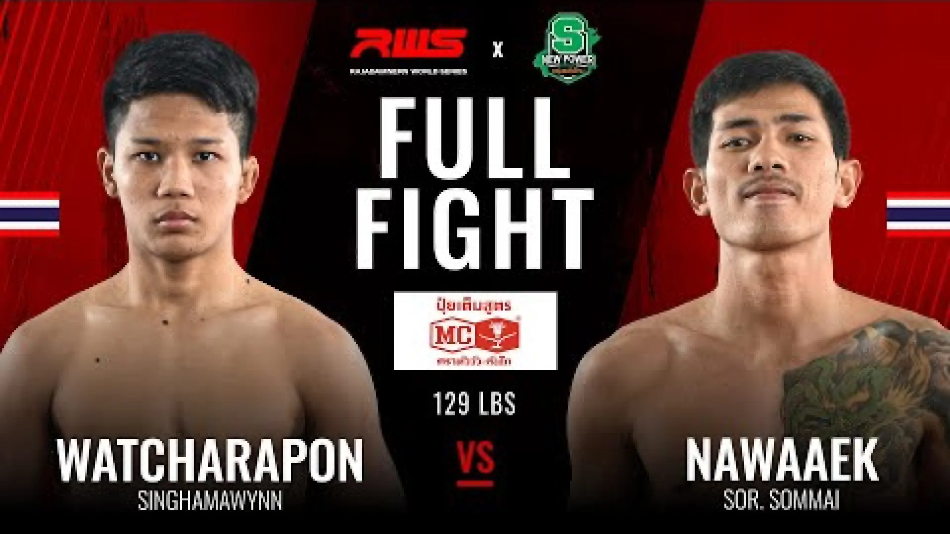 Watcharapon Singmawynn vs NawaEk Sor.Sommai (Fight Video)