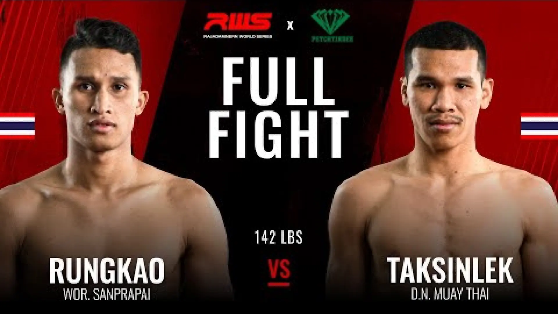 Rangkhao Wor.Sangprapai vs Thaksinlek DN.MuayThai (Fight Video)