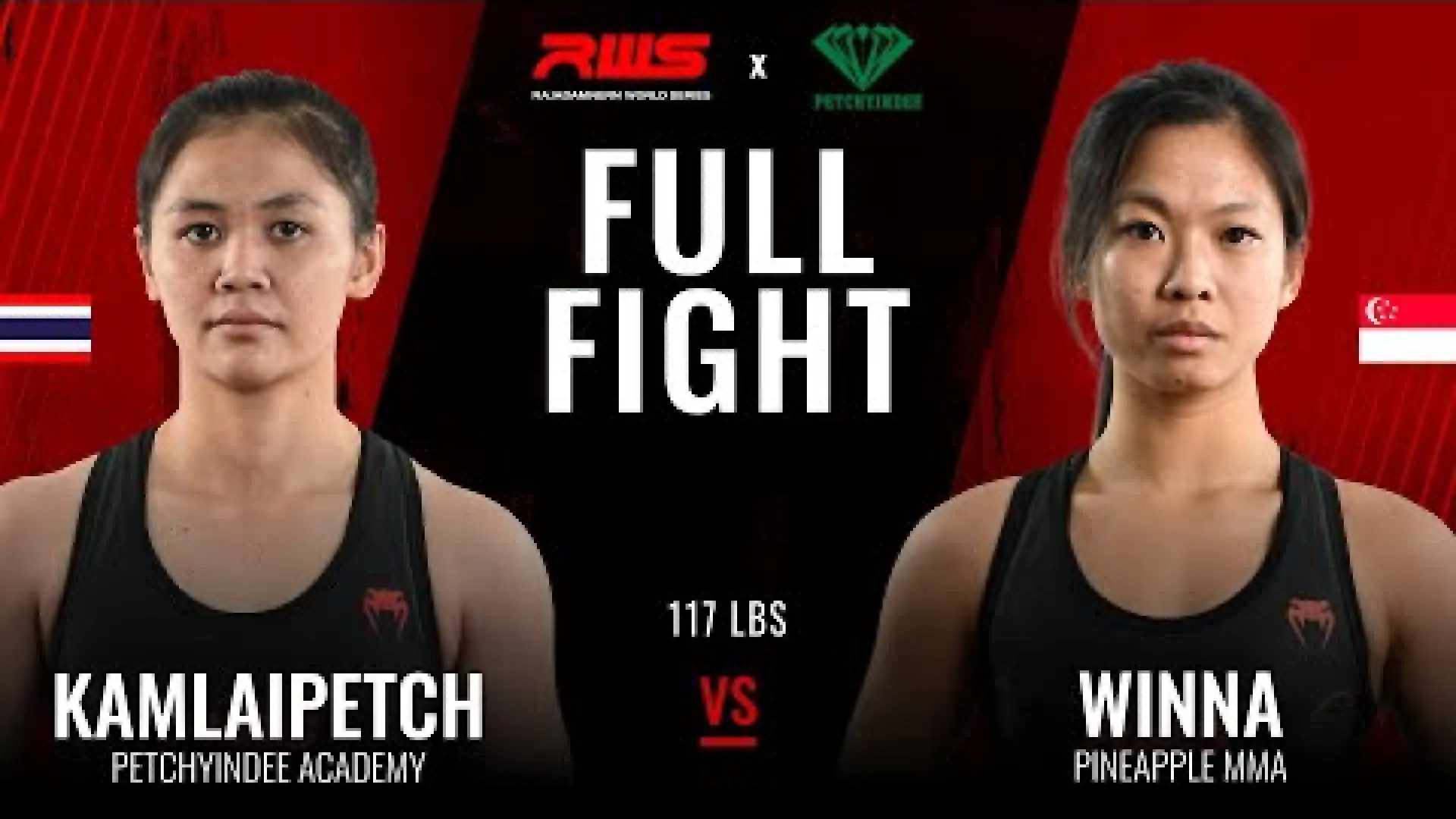 Kamlaipetch PetchyindeeAcademy vs Winna Leow (Fight Video)