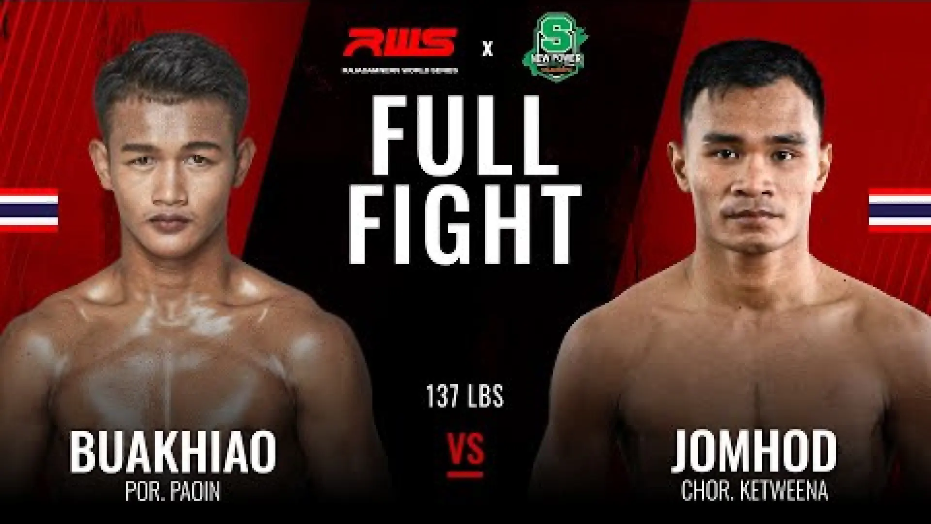 Buakhiao Por Paoin vs Jomhod Chor.Ketweena (Fight Video)