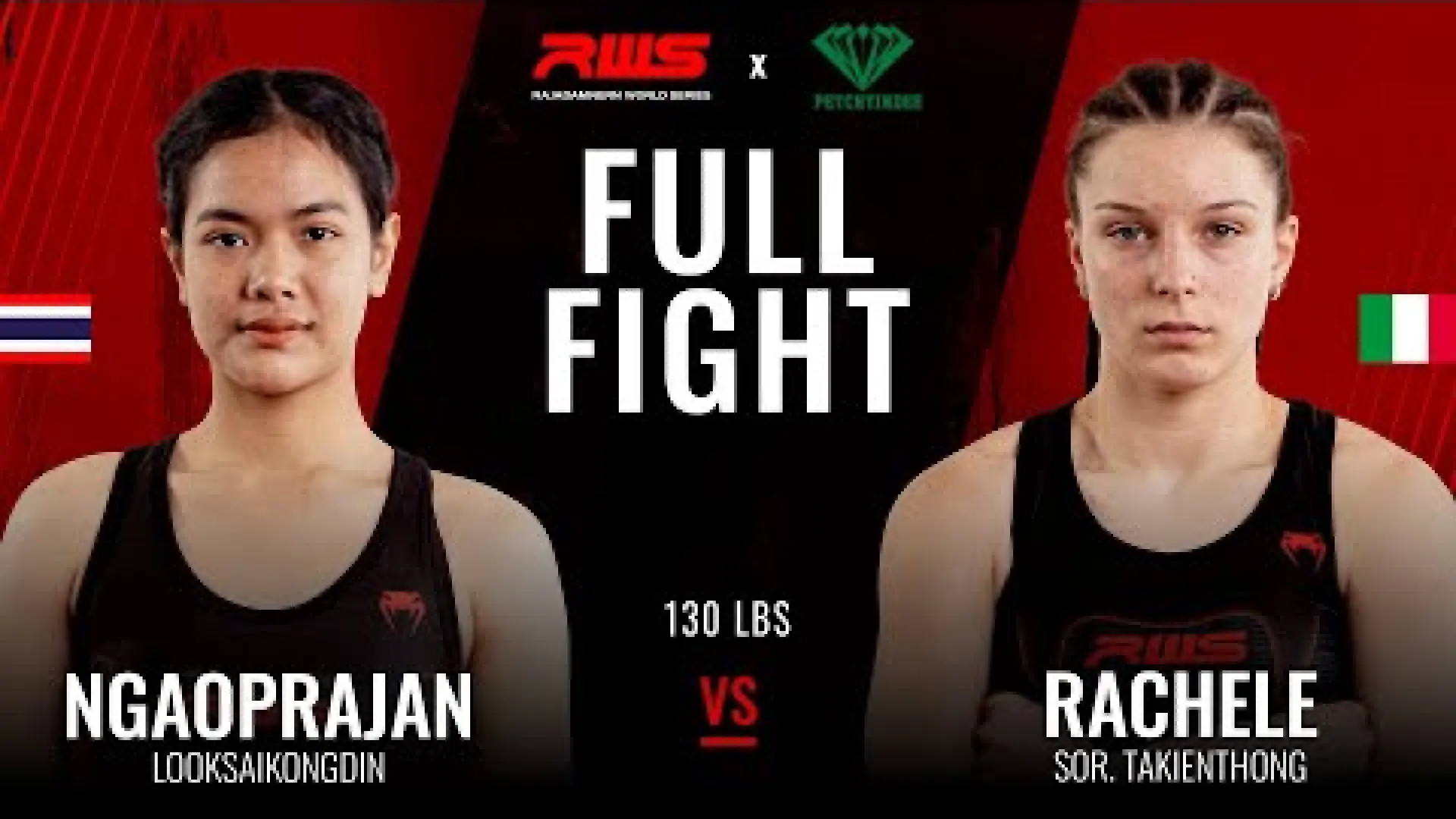 NgaoPrajan Luksaikongdin vs Rachele Malatesta (Fight Video)