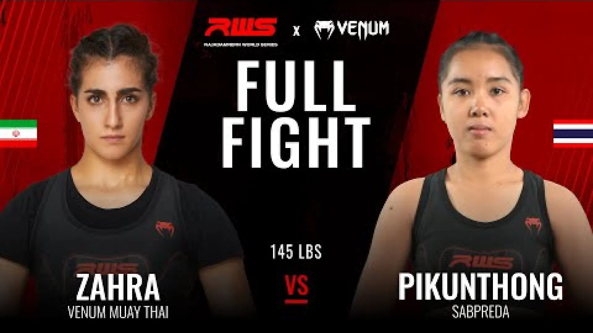 Zahra Shokouhi vs Pikoonthong Sappreeda (Fight Video)