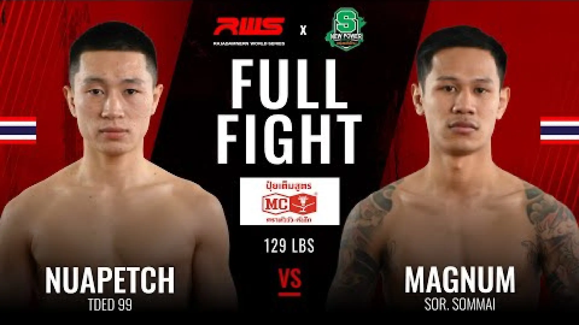 Nuapetch Tded99 vs Magnum Sor.Sommai (Fight Video)