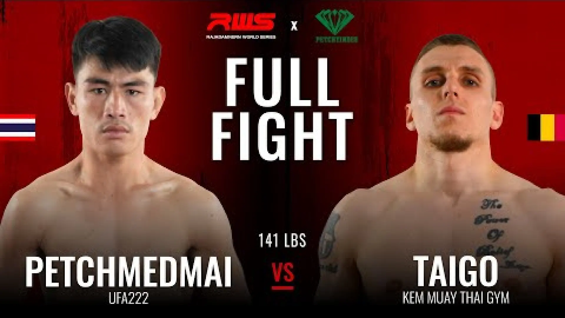 Petchmedmai UFA222 vs Taigo KemMuayThai (Fight Video)