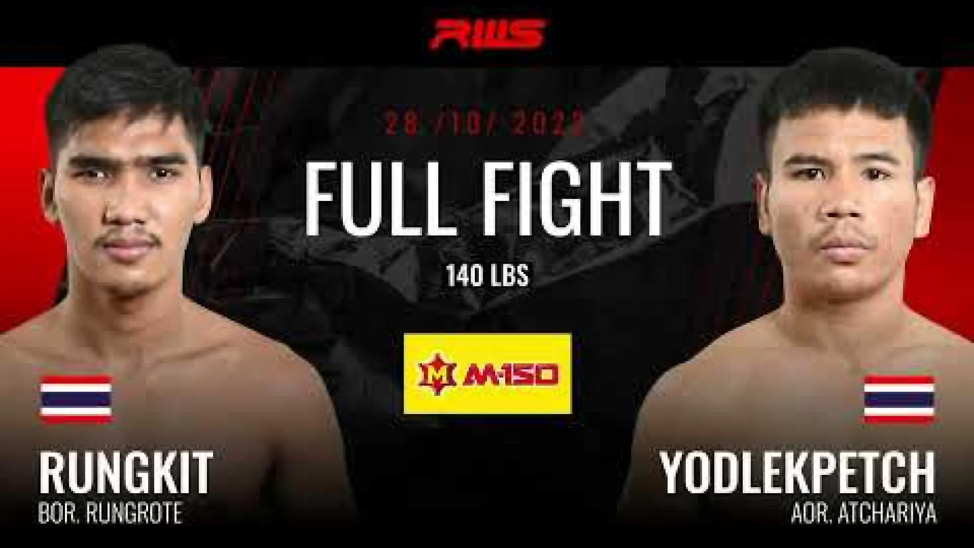 Rungkit Wor Sanprapai vs Yodlekpet Or Atchariya (Fight Video)