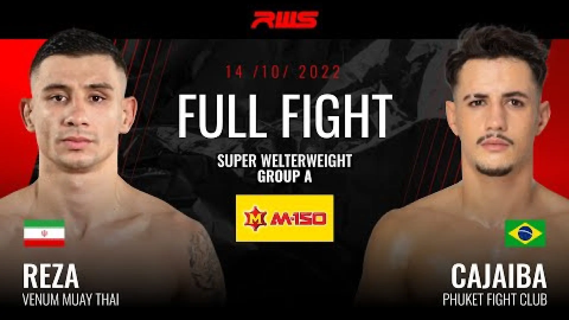 Luis Cajaiba vs Reza Ahmadnezhad (Fight Video)