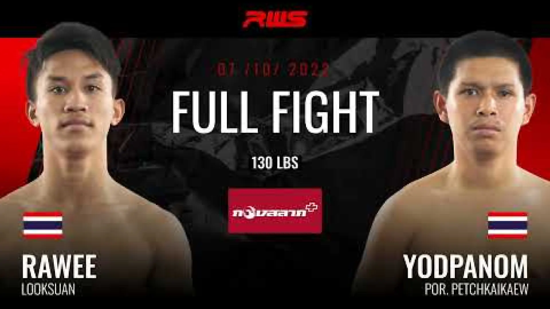 Rawee Looksuan vs Yodpanom Por.Petchkaikaew (Fight Video)