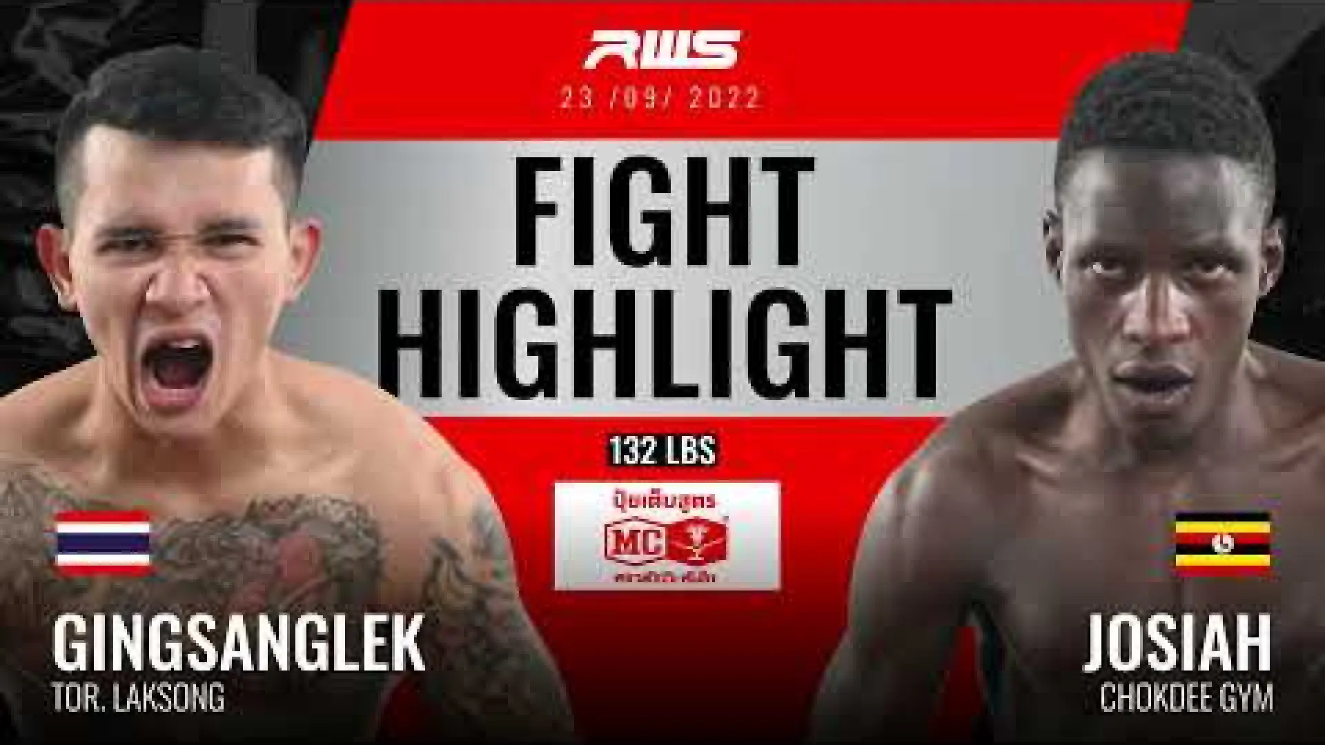 Gingsanglek Tor Laksong vs Josiah Lumunya (Fight Video)