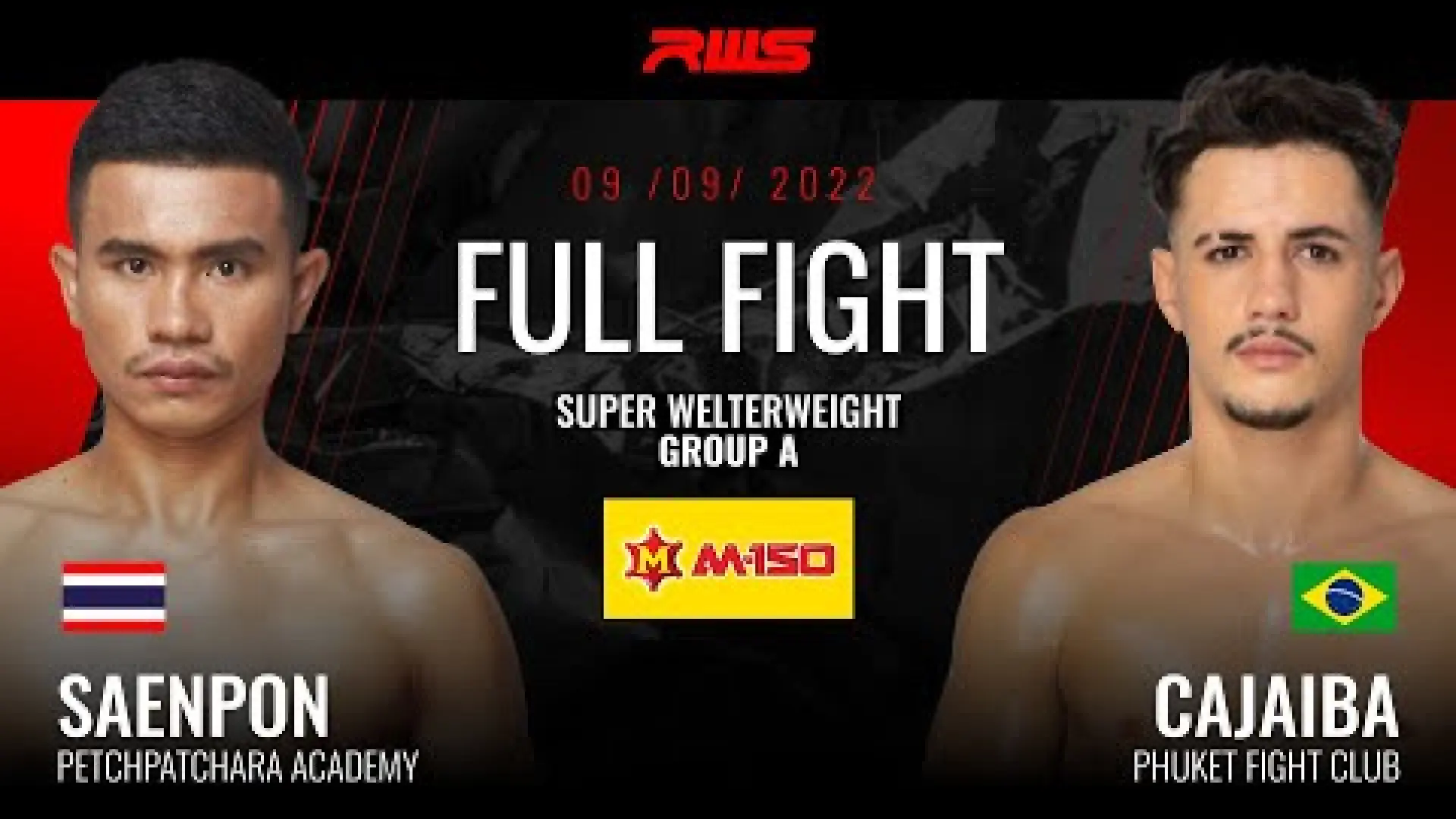 Saenphon Sor Sommai vs Luis Cajaiba (Fight Video)