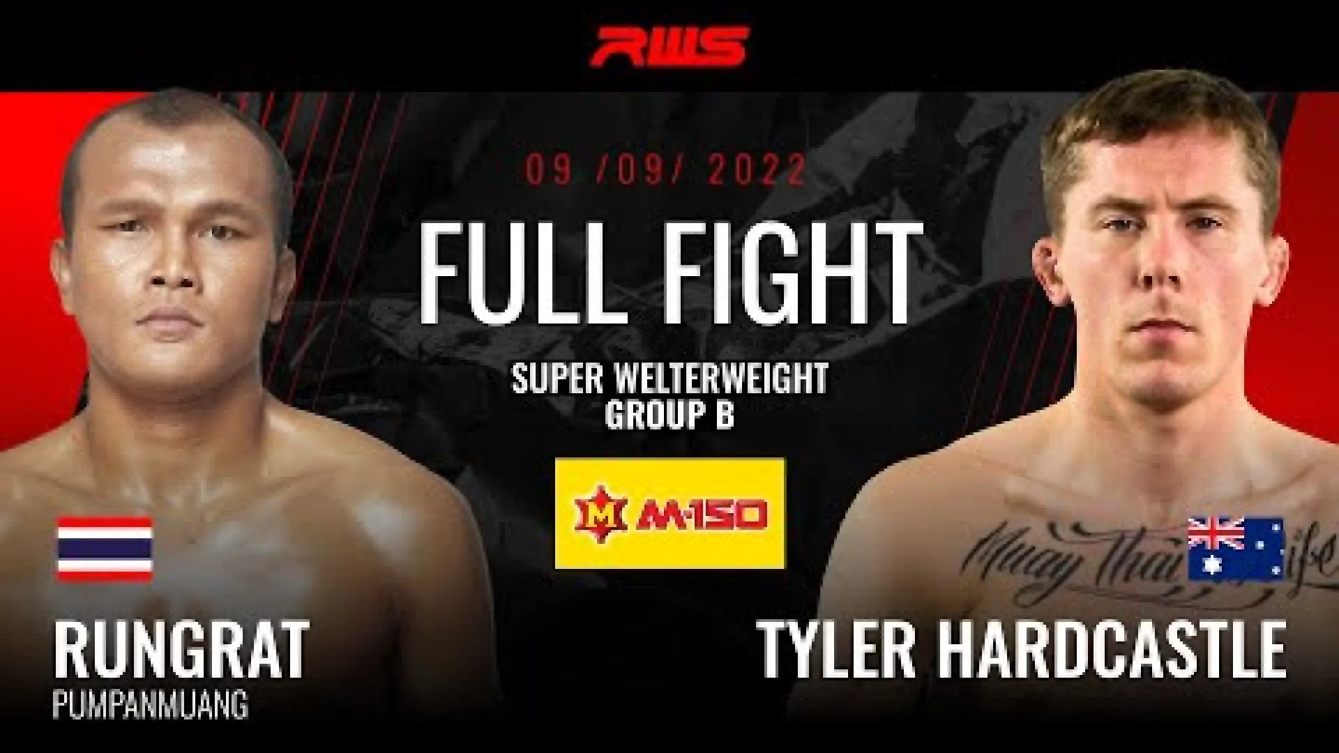 Rungrat Pumpanmuang vs Tyler Hardcastle (Fight Video)