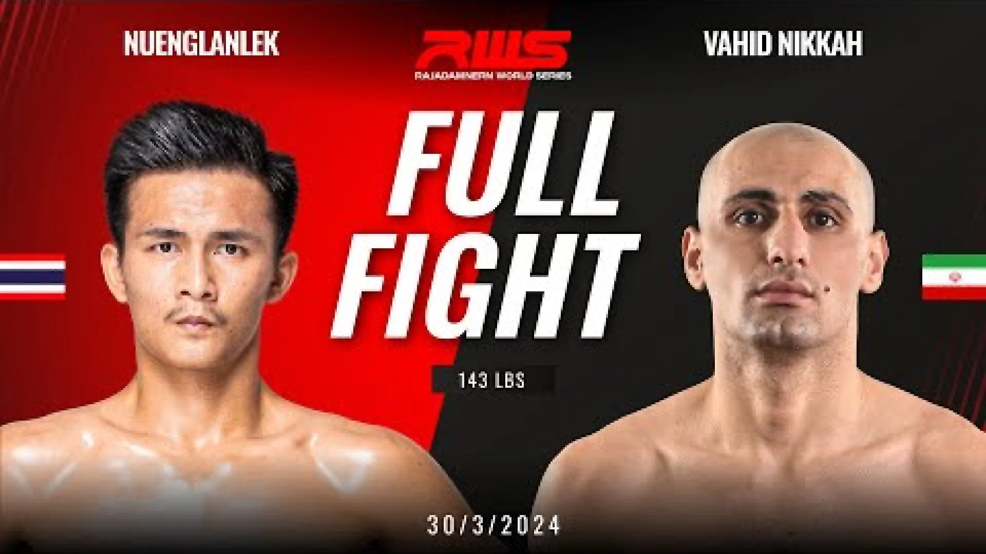 Nuenglanlek Jitmuangnon vs Vahid Nikkah (Fight Video)