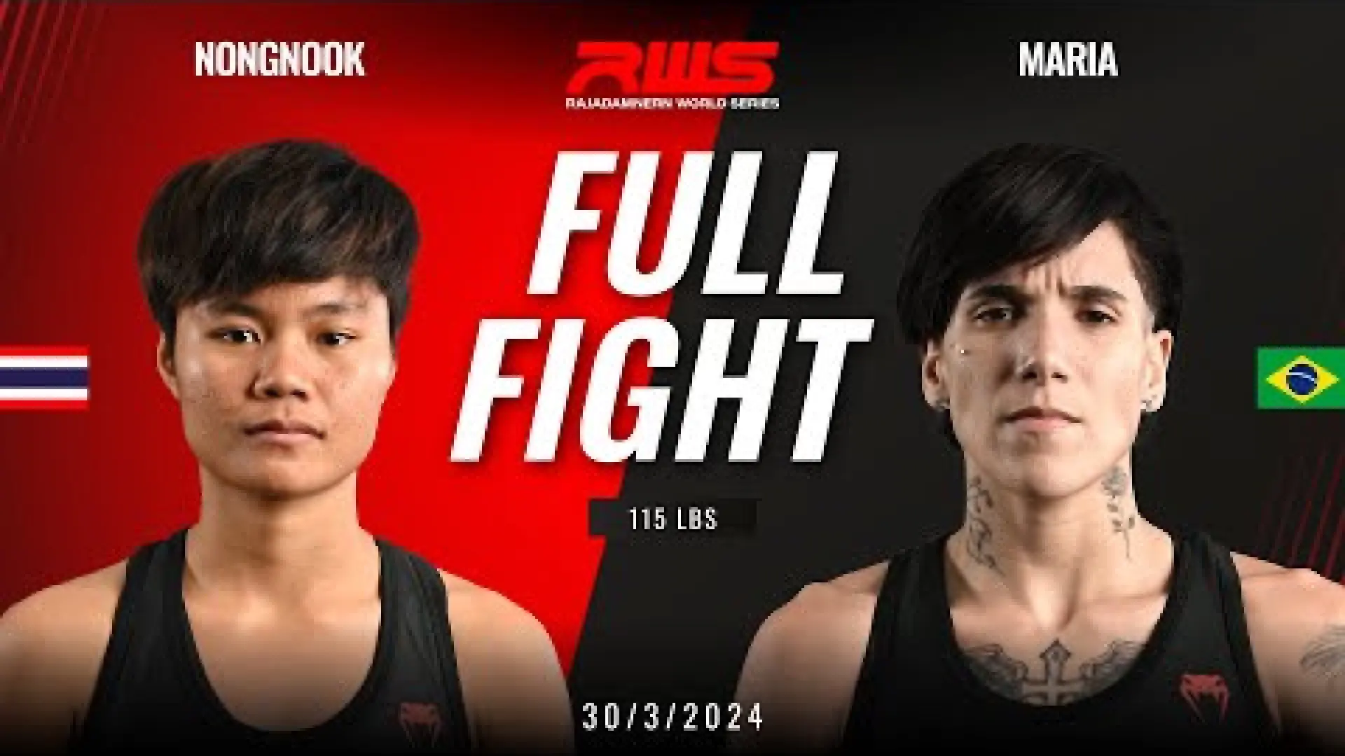 NongNook Kiatmoo4 vs Maria Eduarda (Fight Video)