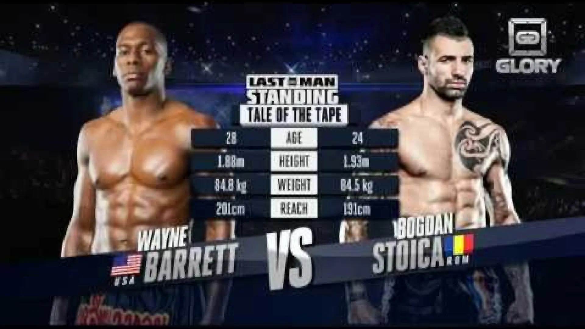 Wayne Barrett vs Bogdan Stoica (Fight Video)