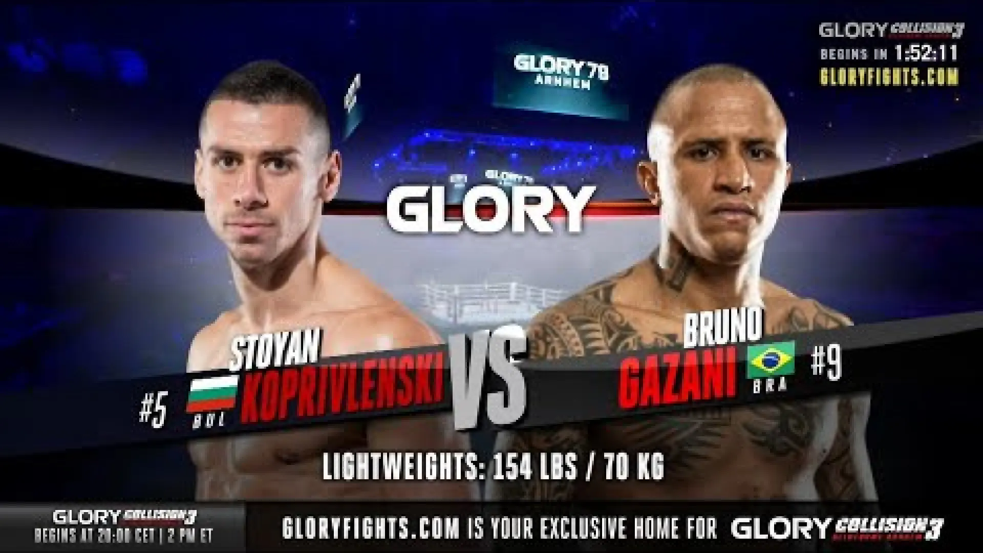 Stoyan Koprivlenski vs Bruno Gazani (Fight Video)