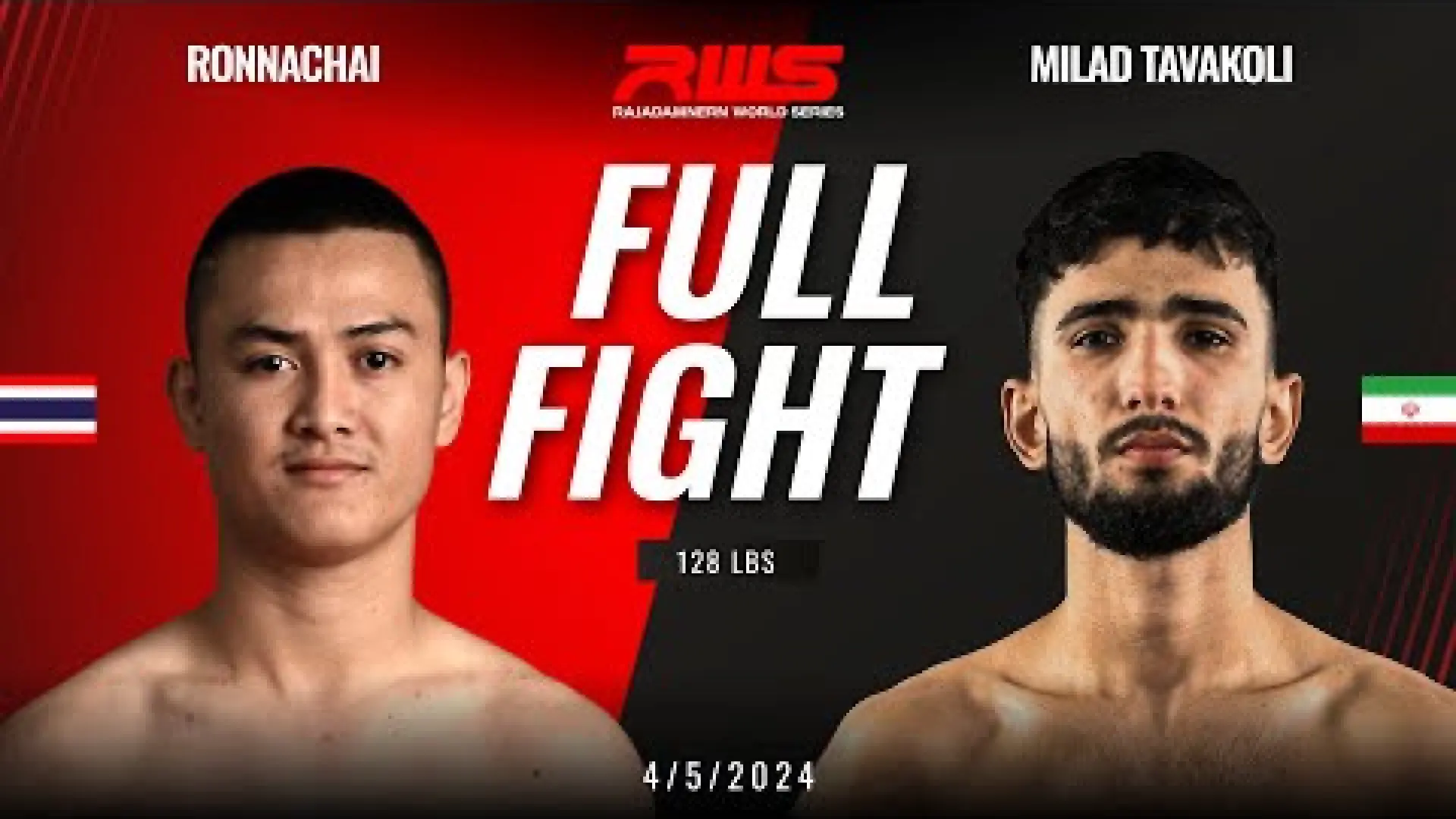 Ronachai Tor Ramintra vs Milad Tavakoli (Fight Video)