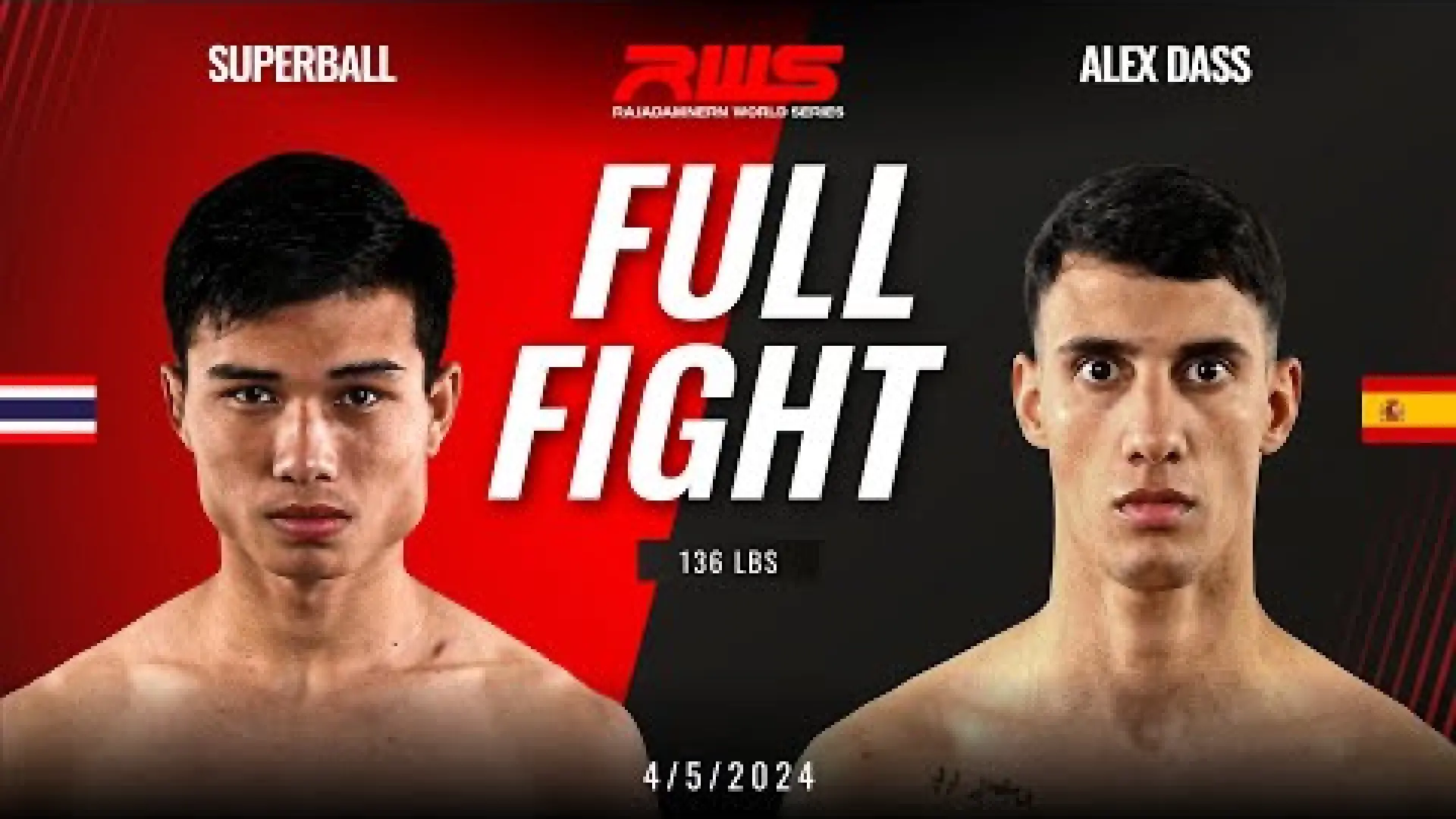 Superball NamphraeLuksaoKamnanGoong vs Alex Dass Rey (Fight Video)