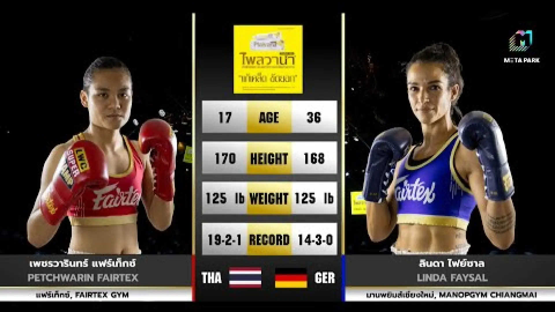 Petchwarin Fairtex vs Linda Faysal (Fight Video)