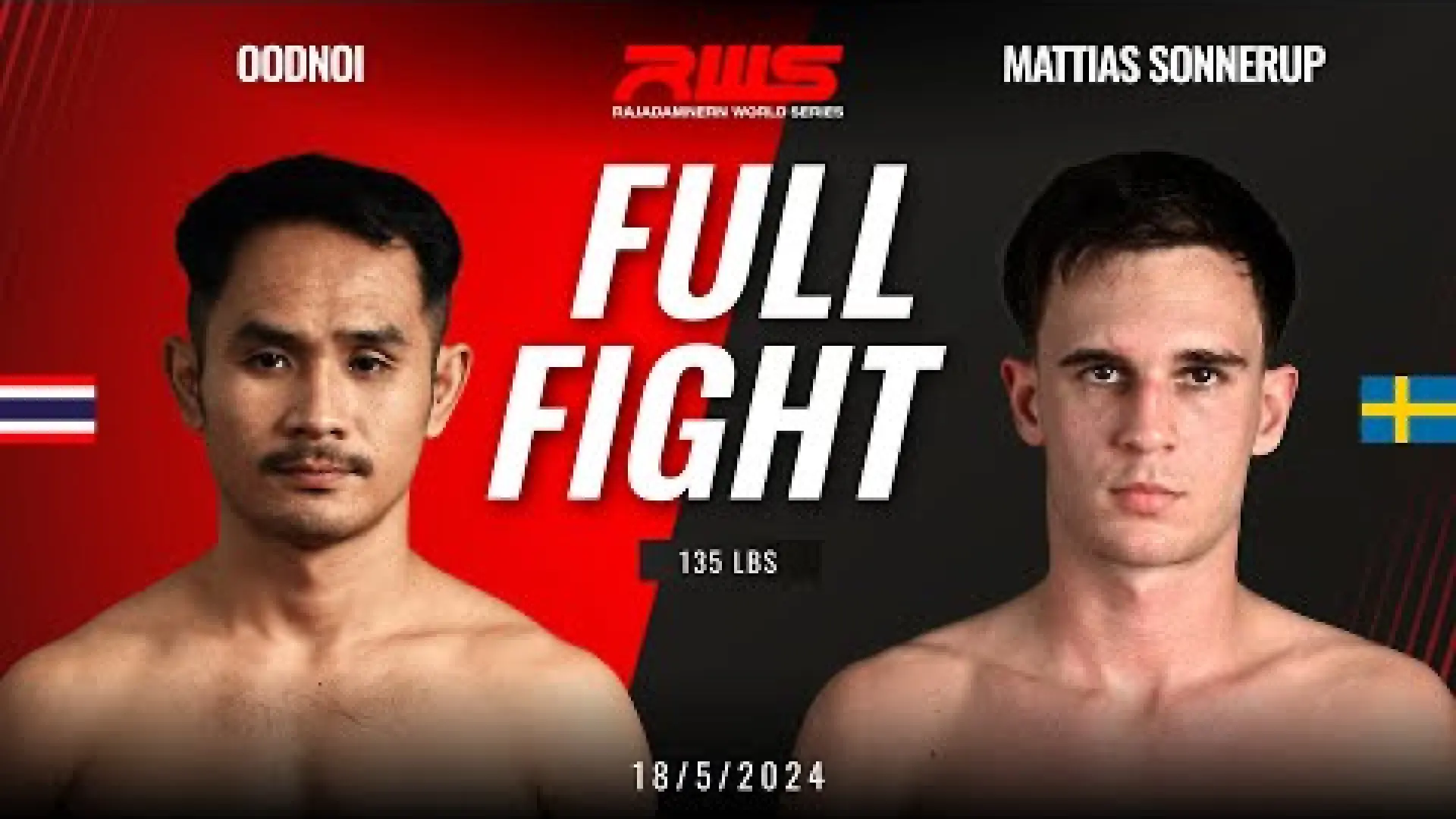 Udnoi Numponthep vs Mattias Sonnerup (Fight Video)