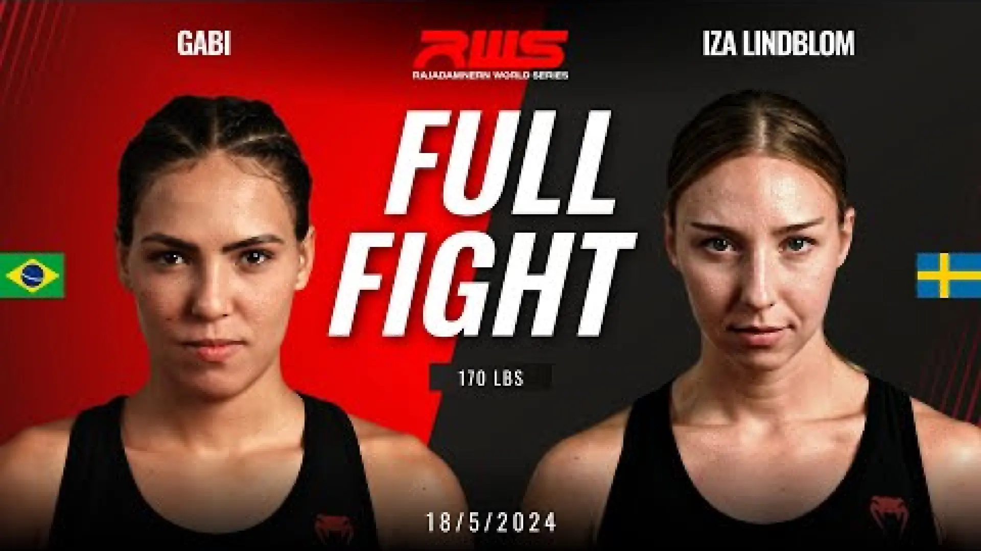 Lediane Gabrielle vs Iza Lindblom (Fight Video)
