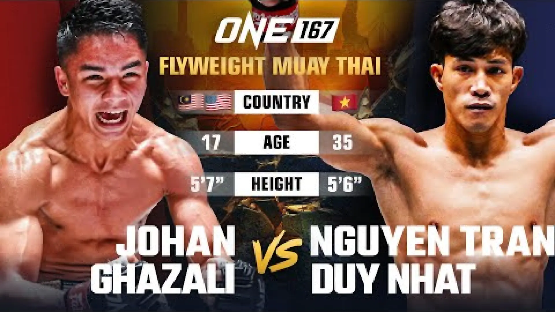 Johan Ghazali vs Nguyen Tran Duy Nhat (Fight Video)