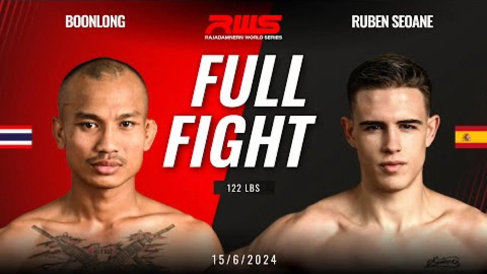 Boonlong Klongsuanpluresort vs Ruben Seoane (Fight Video)