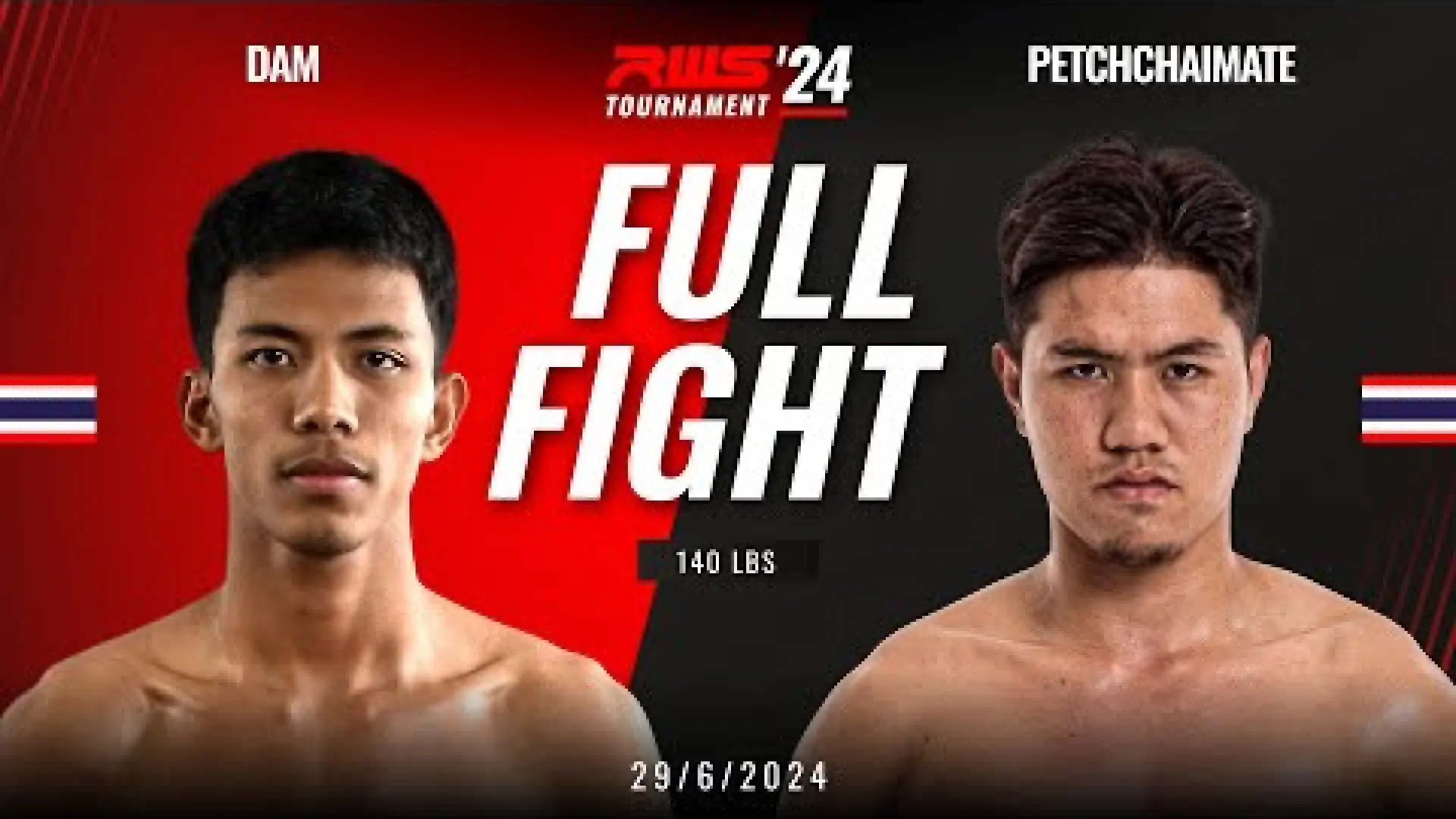 Dam Parunchai vs PetchChaimet FighterMuayThai (Fight Video)