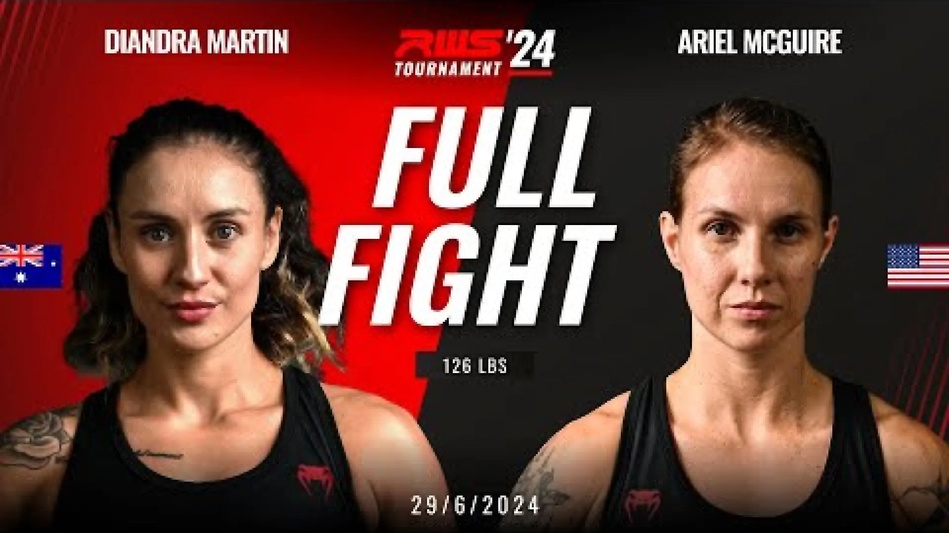 Diandra Martin vs Ariel McGuire (Fight Video)