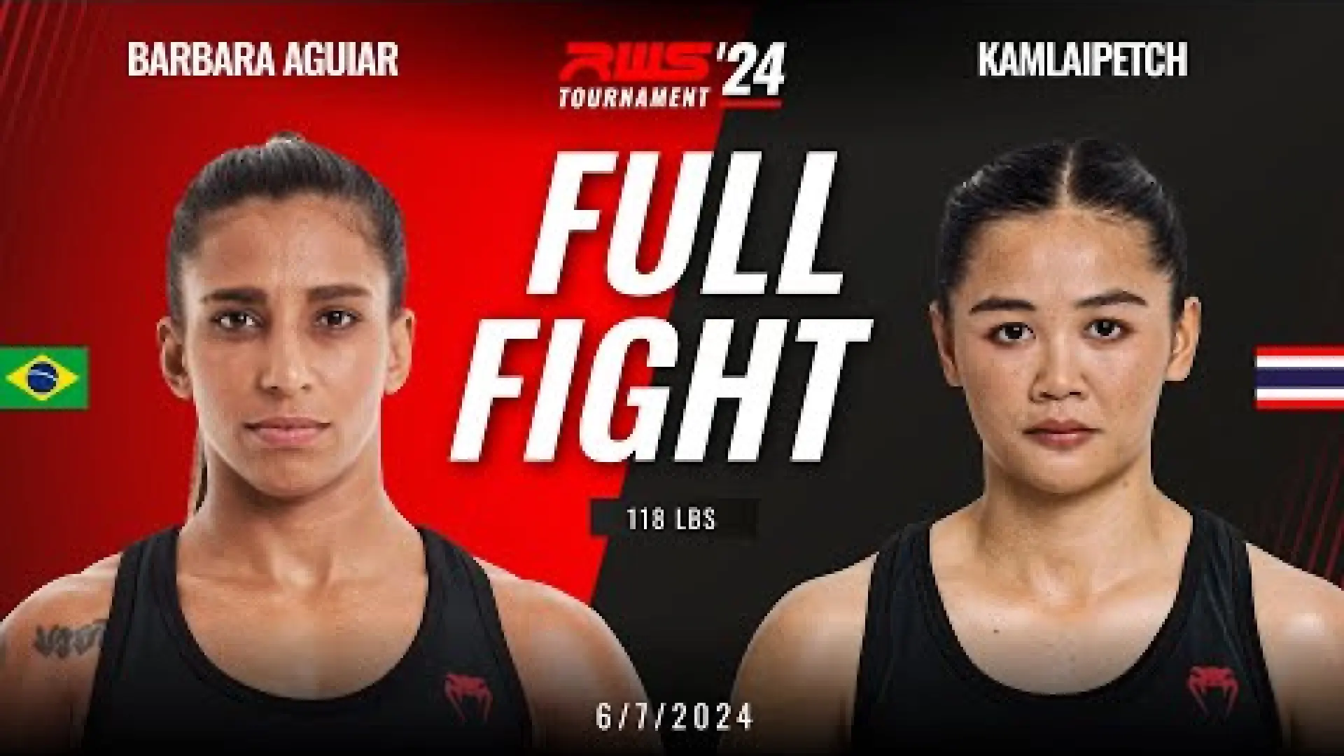 Barbara Aguiar vs Kamlaipetch PetchyindeeAcademy (Fight Video)