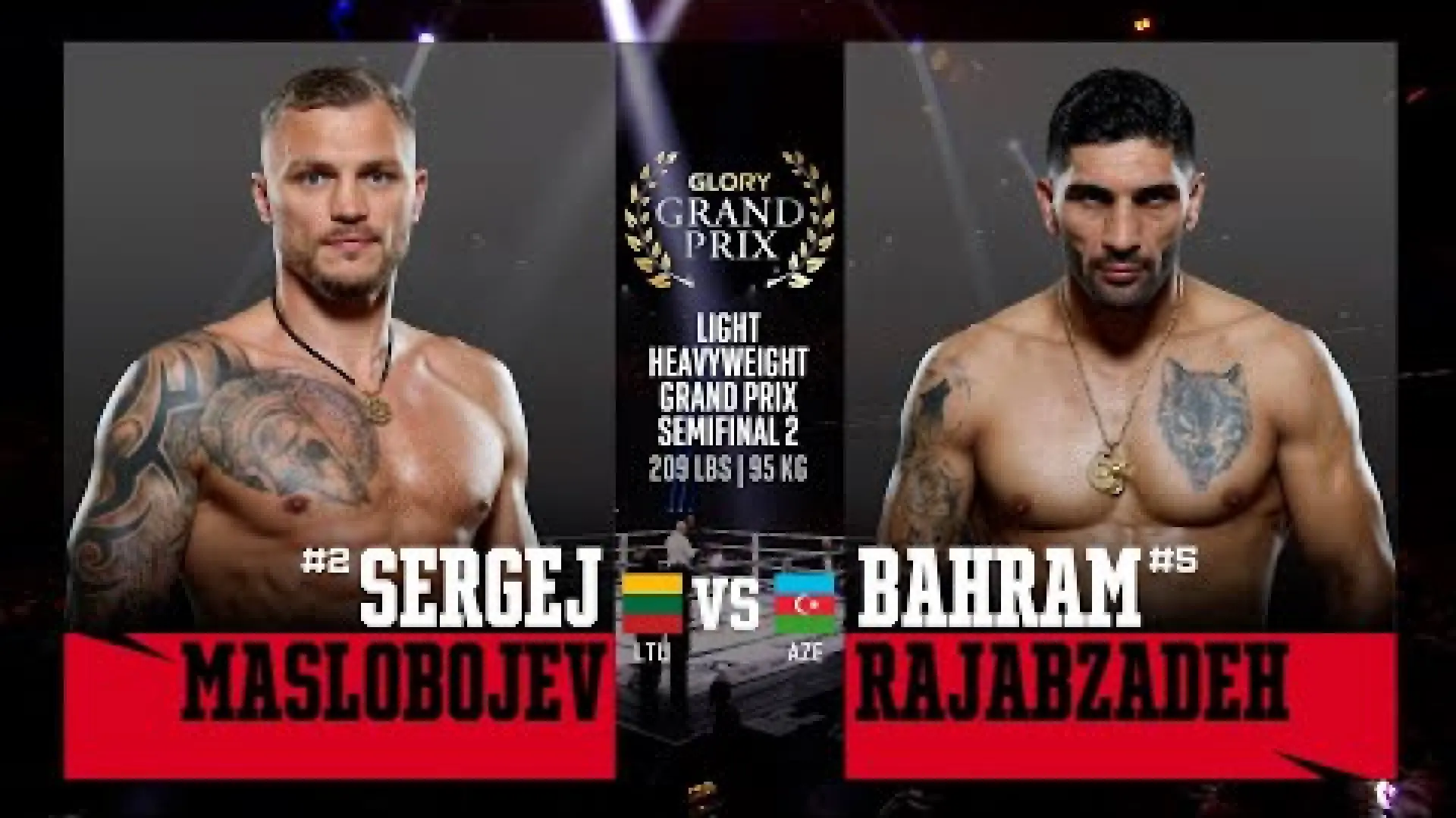 Bahram Rajabzadeh vs Sergej Maslobojev (Fight Video)