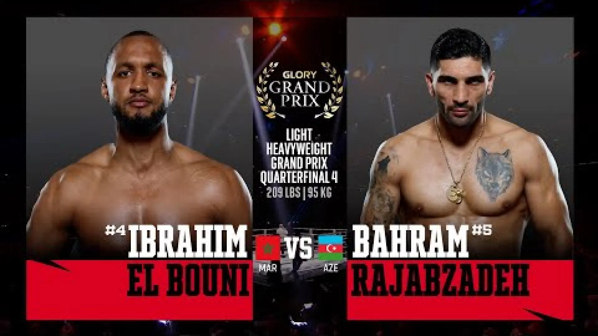 Bahram Rajabzadeh vs Ibrahim El Bouni (Fight Video)
