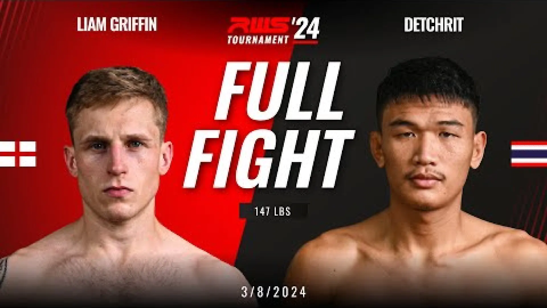 Liam Griffin vs Detchrit Sitsongpeenong (Fight Video)