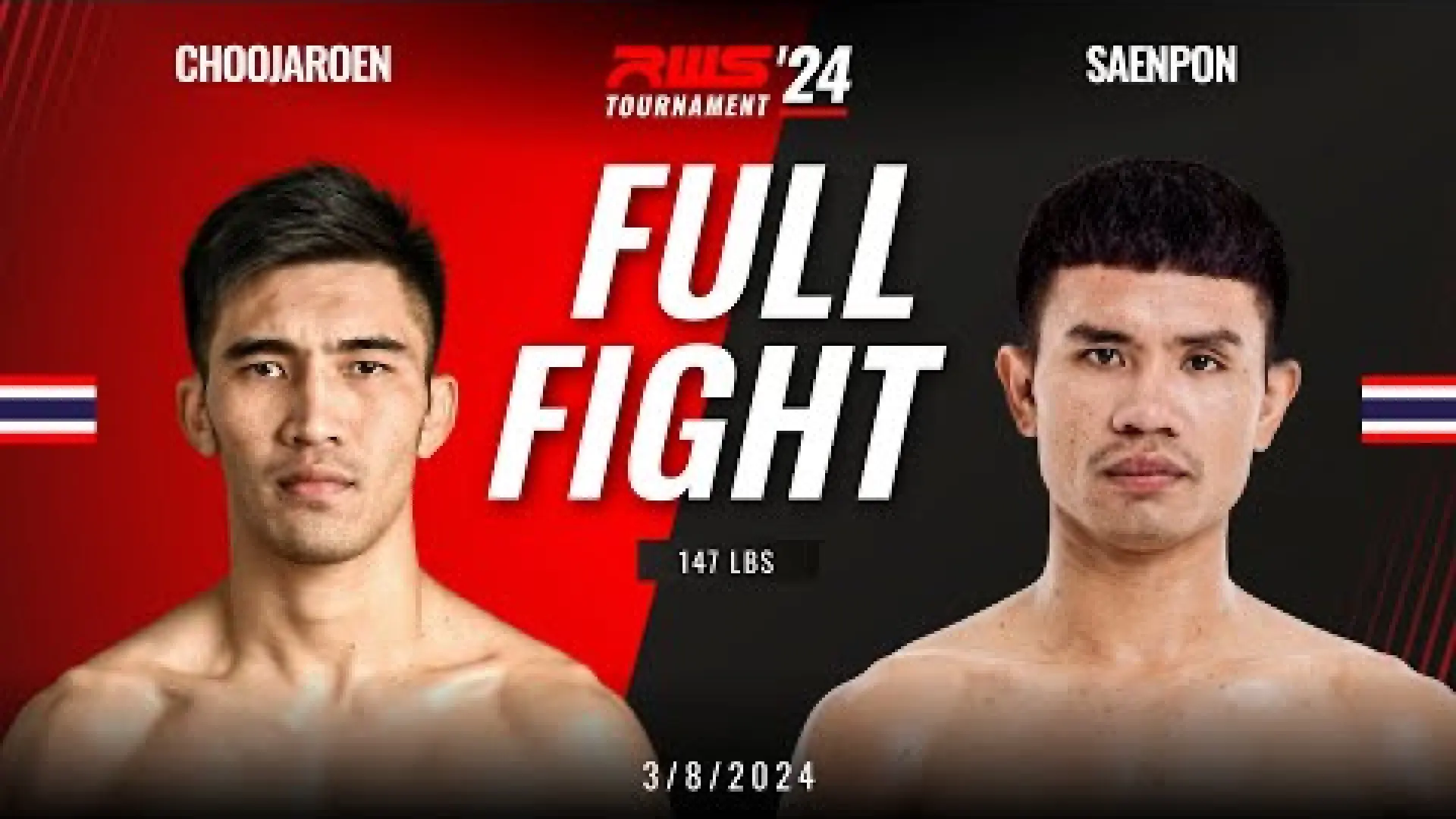 Chujaroen Dabransarakarm vs Saenphon Sor Sommai (Fight Video)