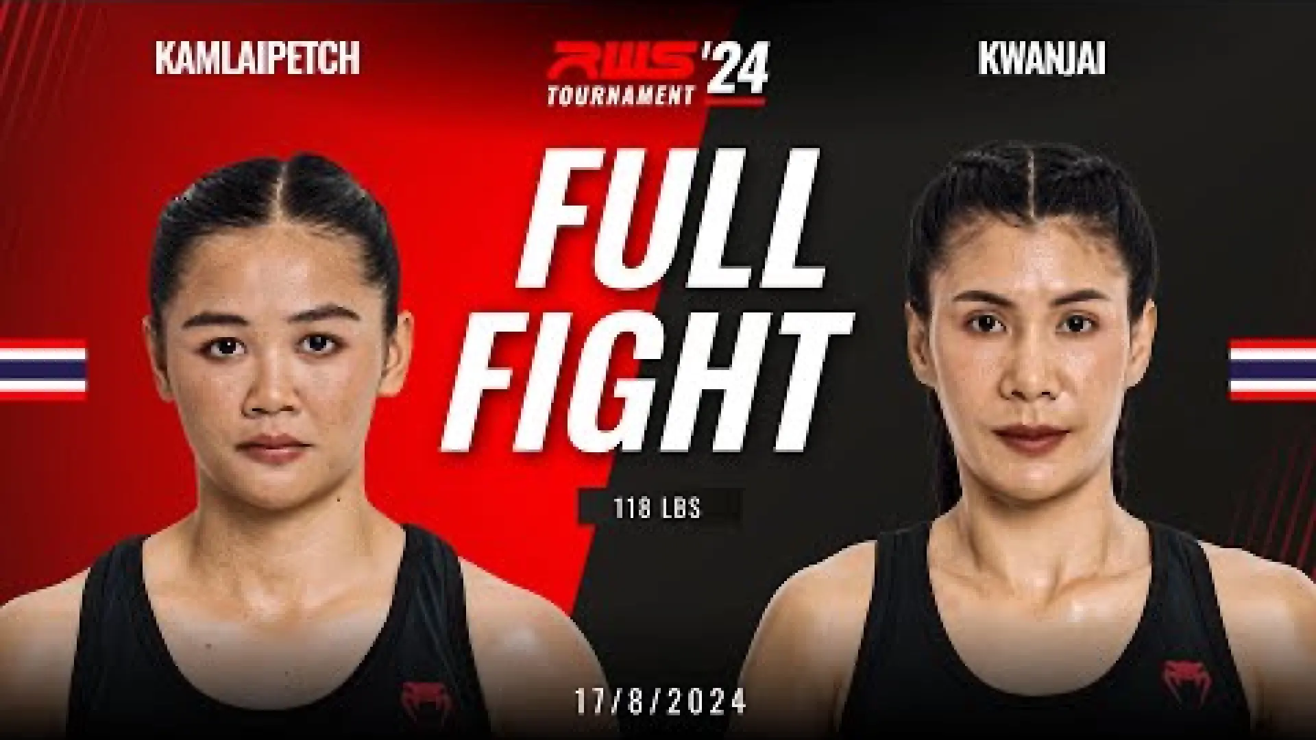 Kamlaipetch PetchyindeeAcademy vs Kwanjai KwanjaiMuayThaiGym (Fight Video)
