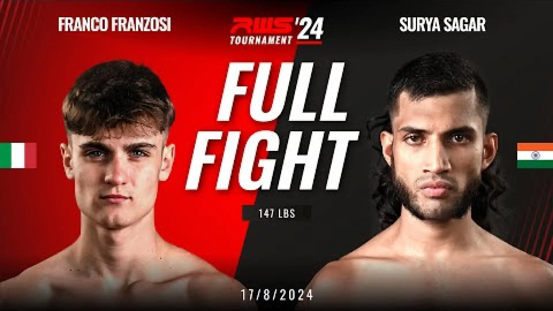 Franco Franzosi vs Surya Sagar (Fight Video)