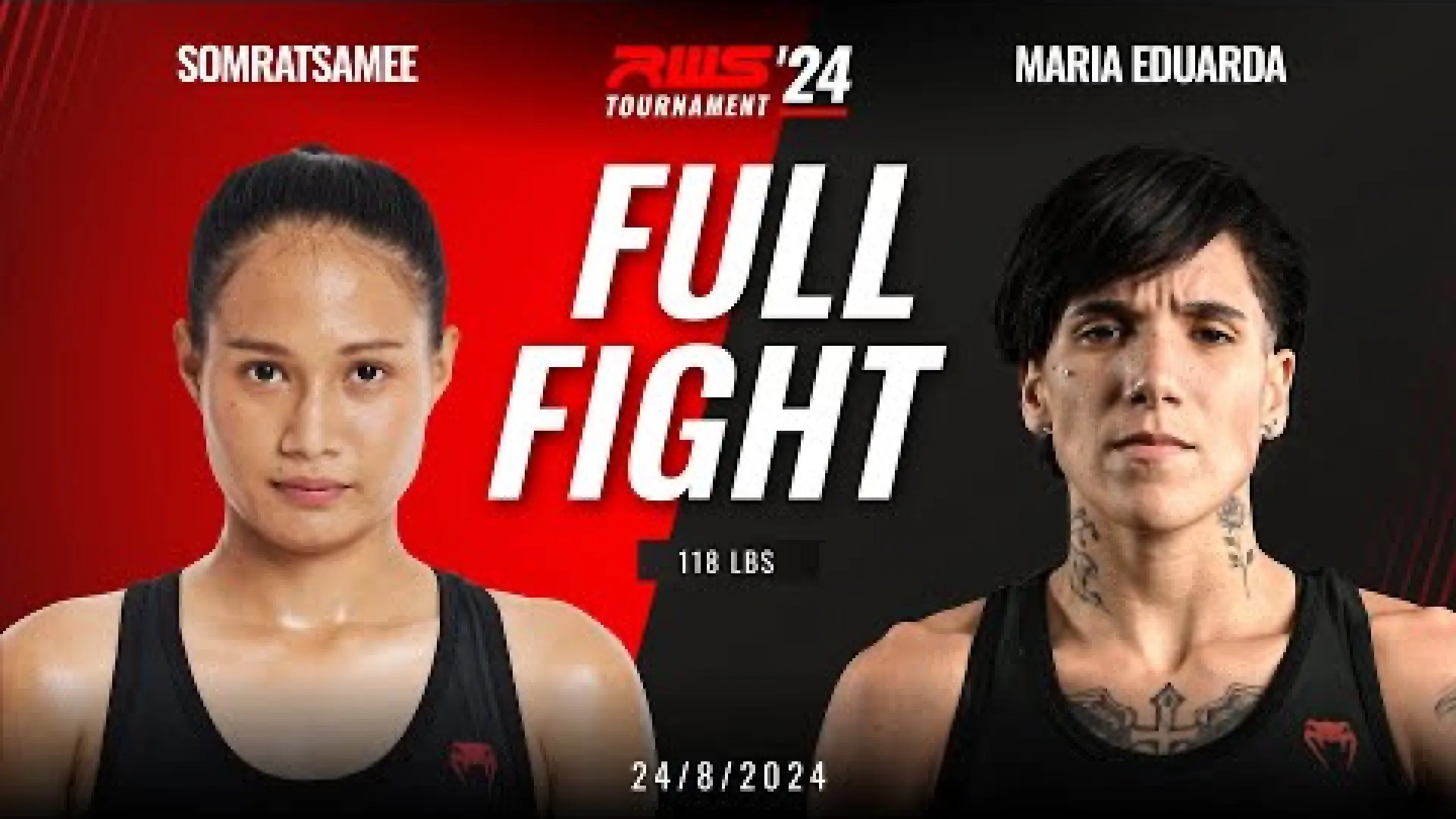 Somratsamee ManopGym vs Maria Eduarda (Fight Video)