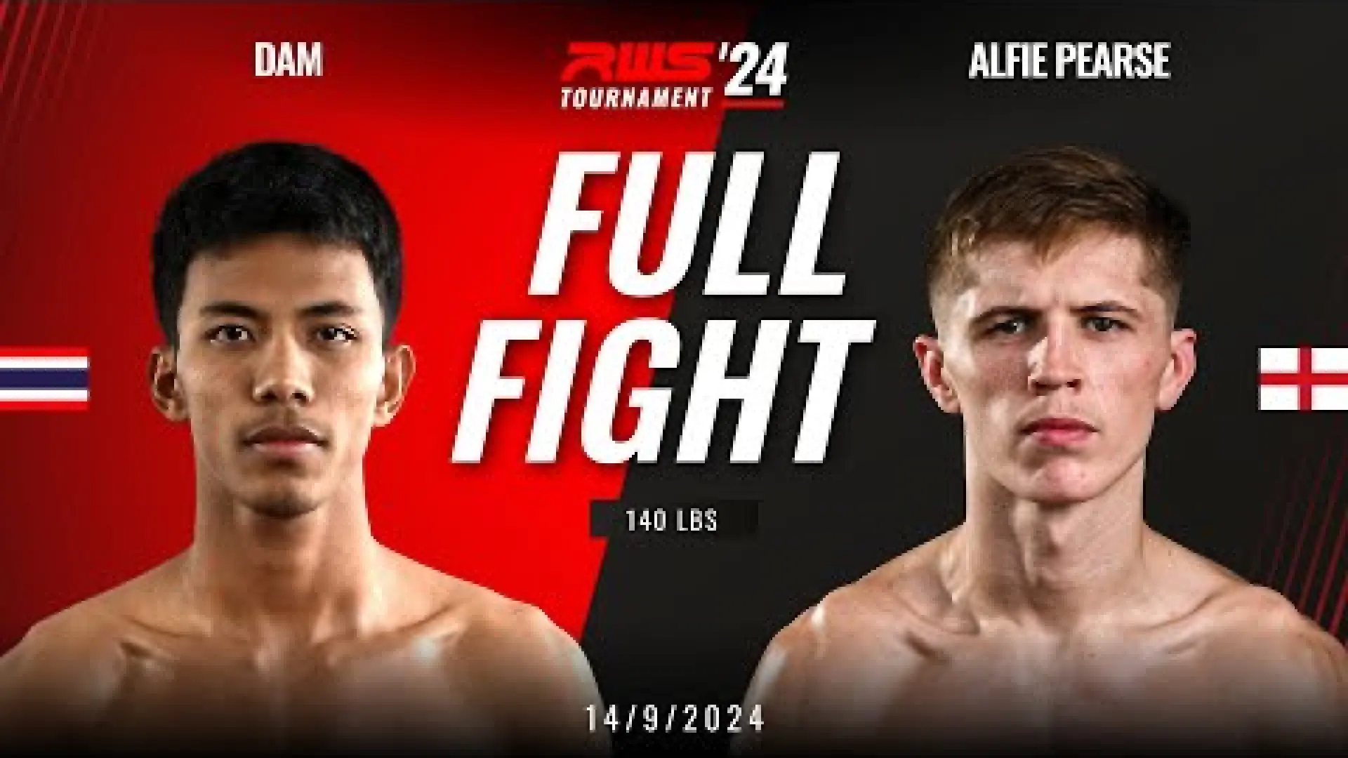 Dam Parunchai vs Alfie Pearse (Fight Video)