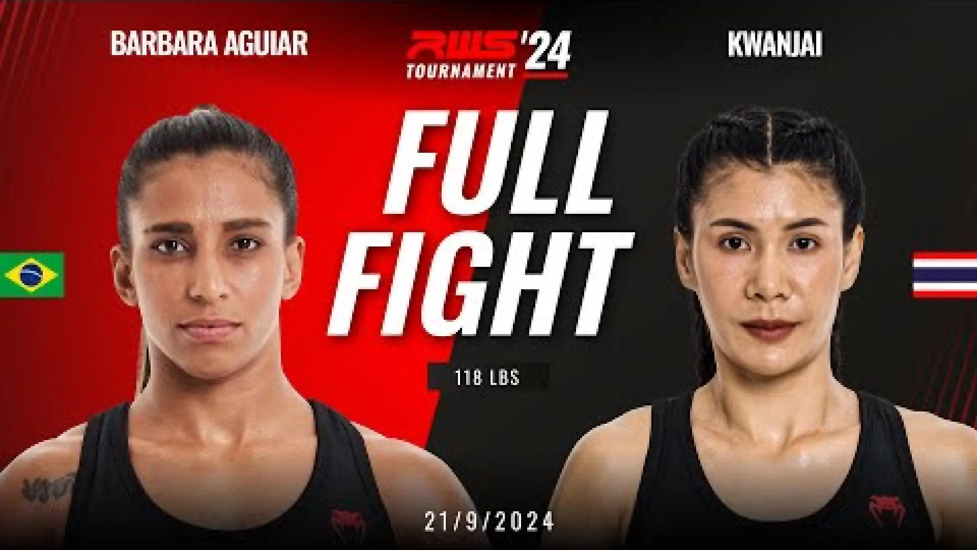 Barbara Aguiar vs Kwanjai KwanjaiMuayThaiGym (Fight Video)