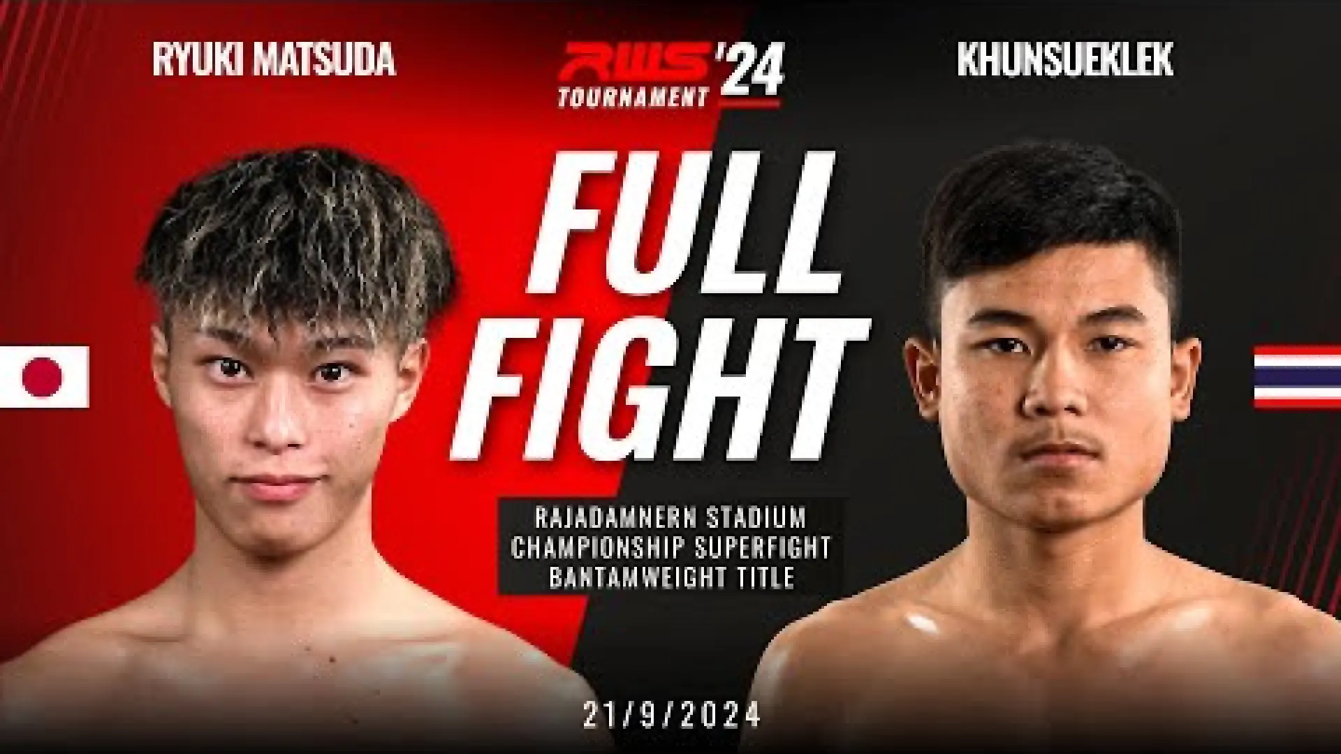 Ryuki Matsuda vs Khunsueklek Boomdeksean (Fight Video)