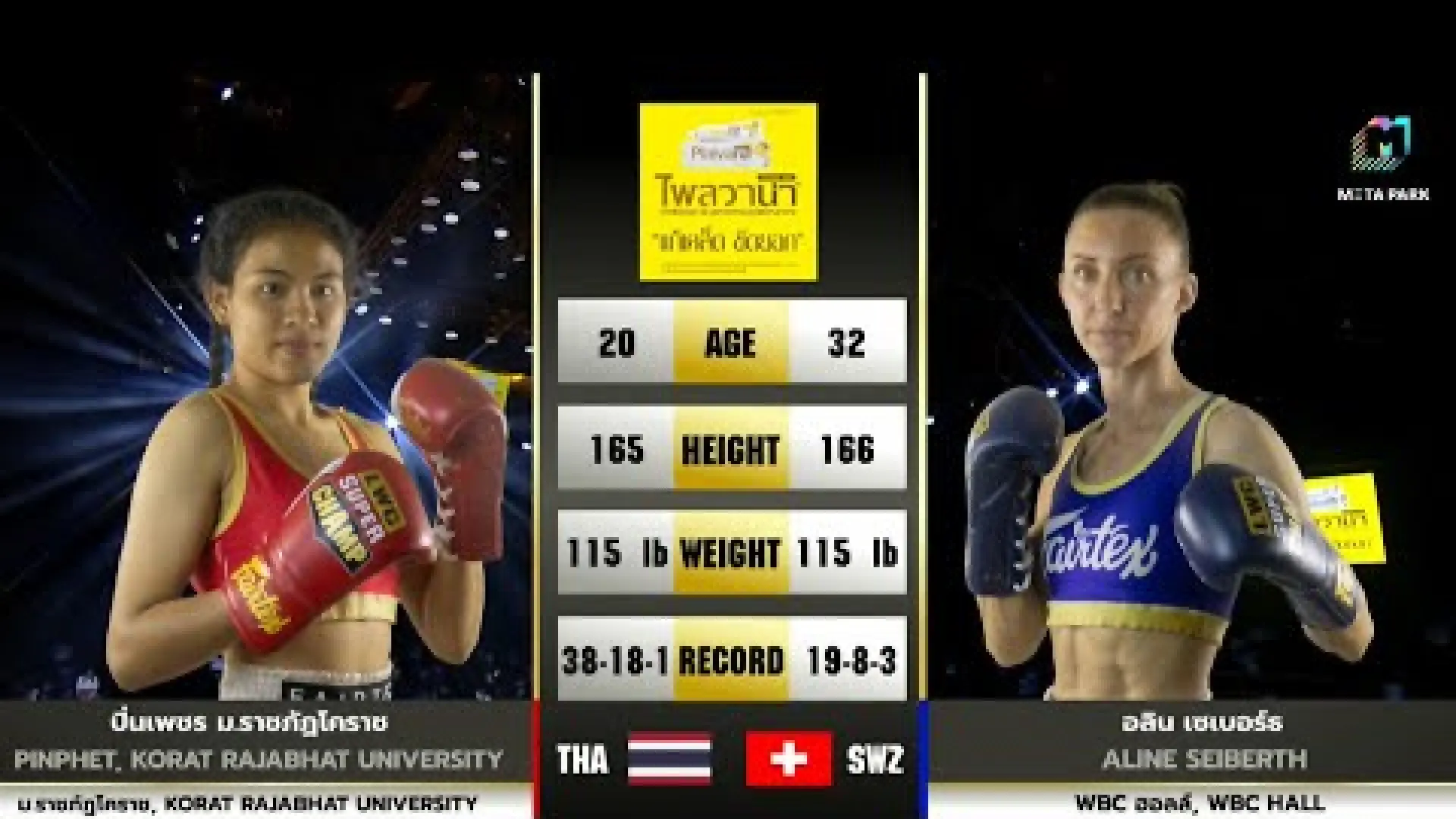 Pinpetch Mor.RajabhatKorat vs Aline Seiberth (Fight Video)