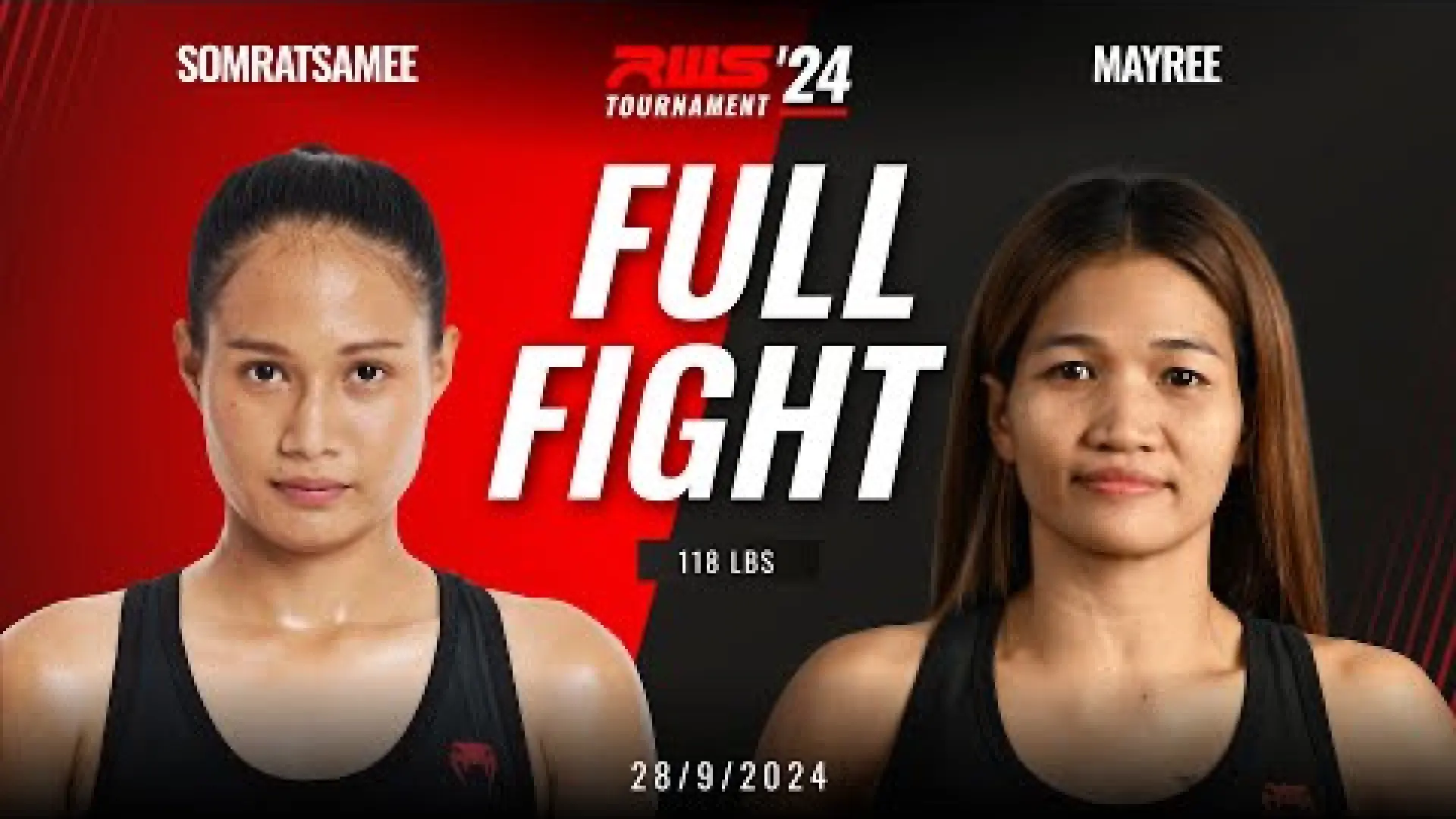 Somratsamee ManopGym vs Mayree KhongsitthaMuayThai (Fight Video)