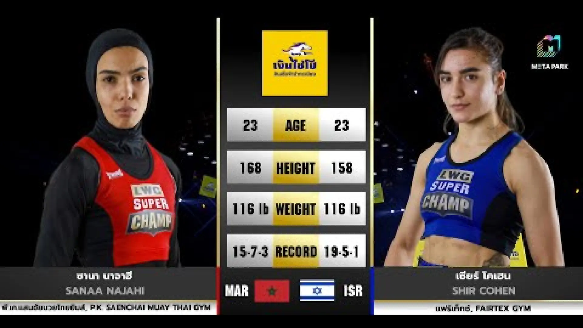 Sanaa Najahi vs Shir Cohen (Fight Video)