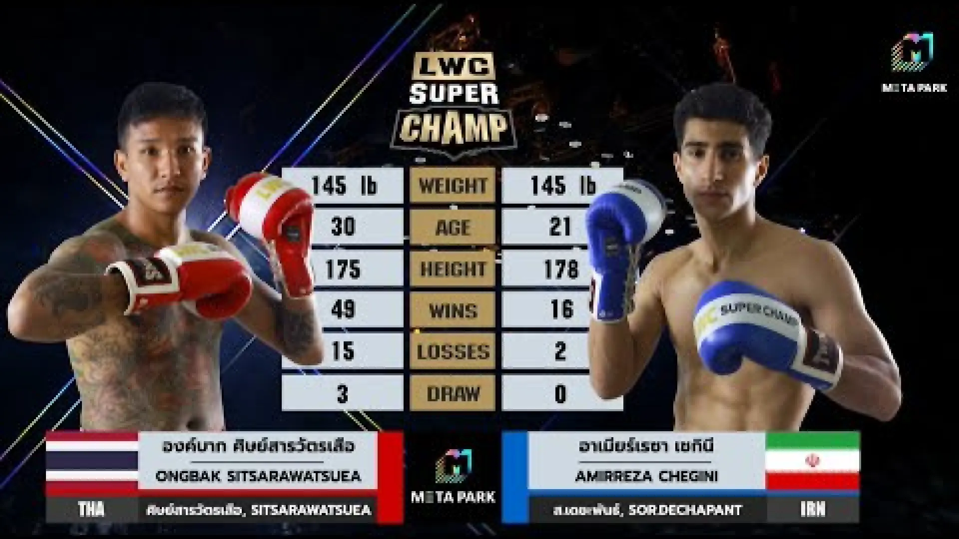 Ongbak Fairtex vs Amirreza Chegini (Fight Video)
