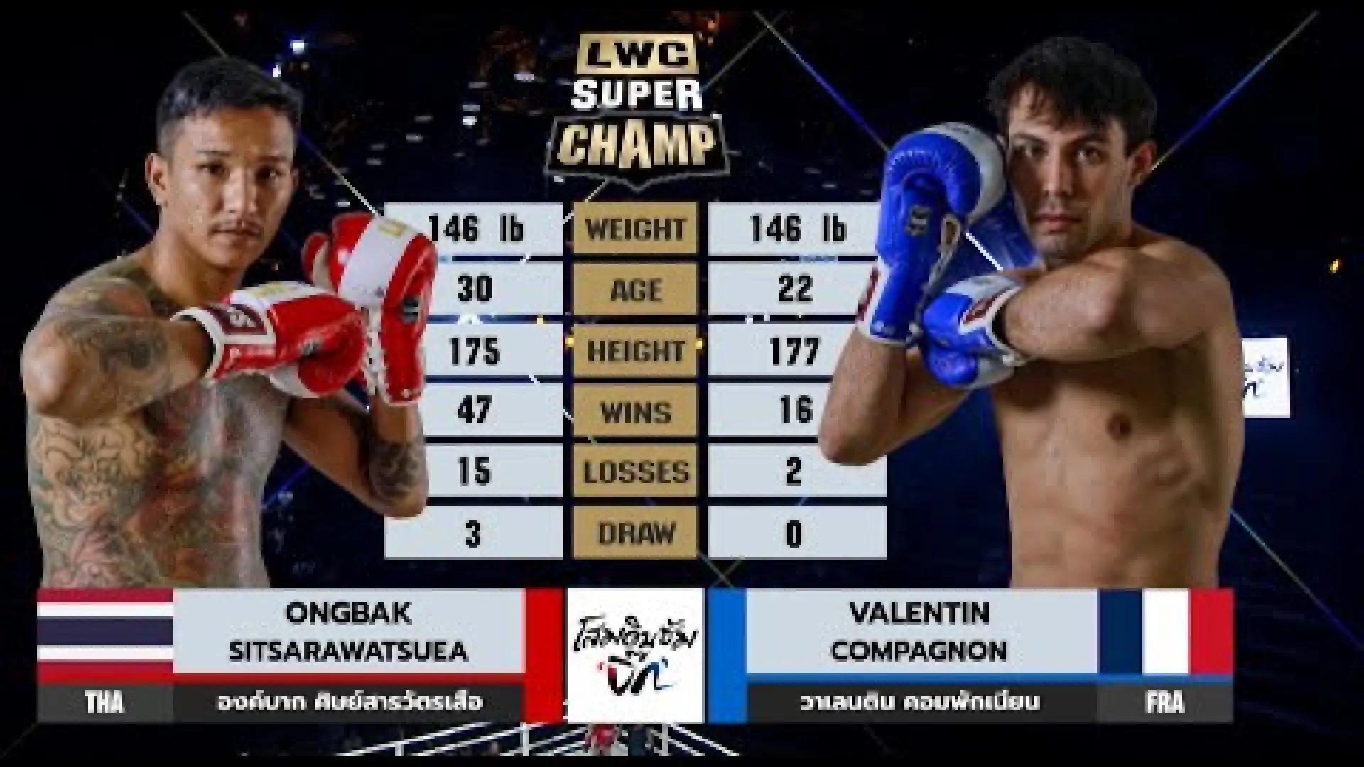 Ongbak Fairtex vs Valantin Compangnon (Fight Video)